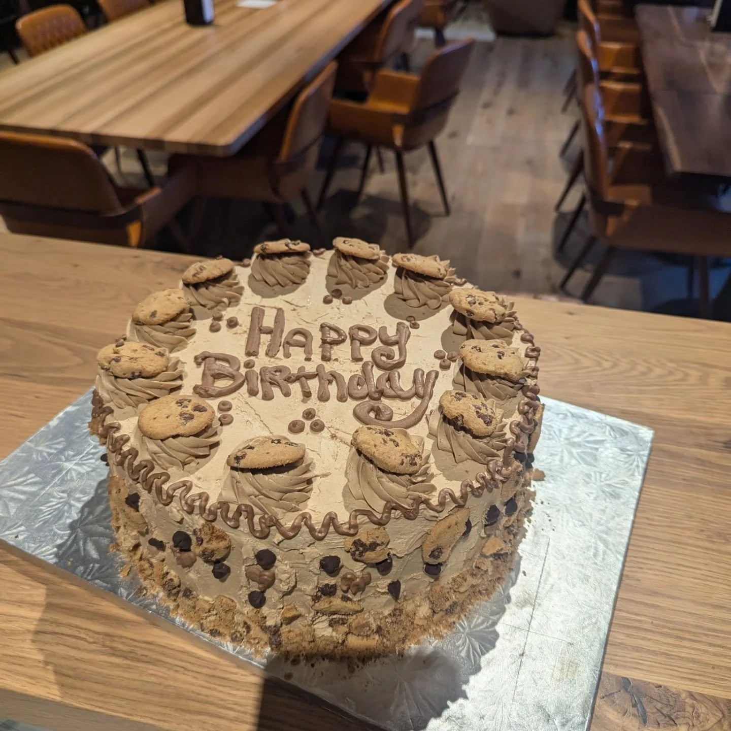 Chocolate chip Swiss roll, caramel sauce, caramel chantilly, milk chocolate mousse, brown sugar buttercream 🍪🍪🍪🍪🍪