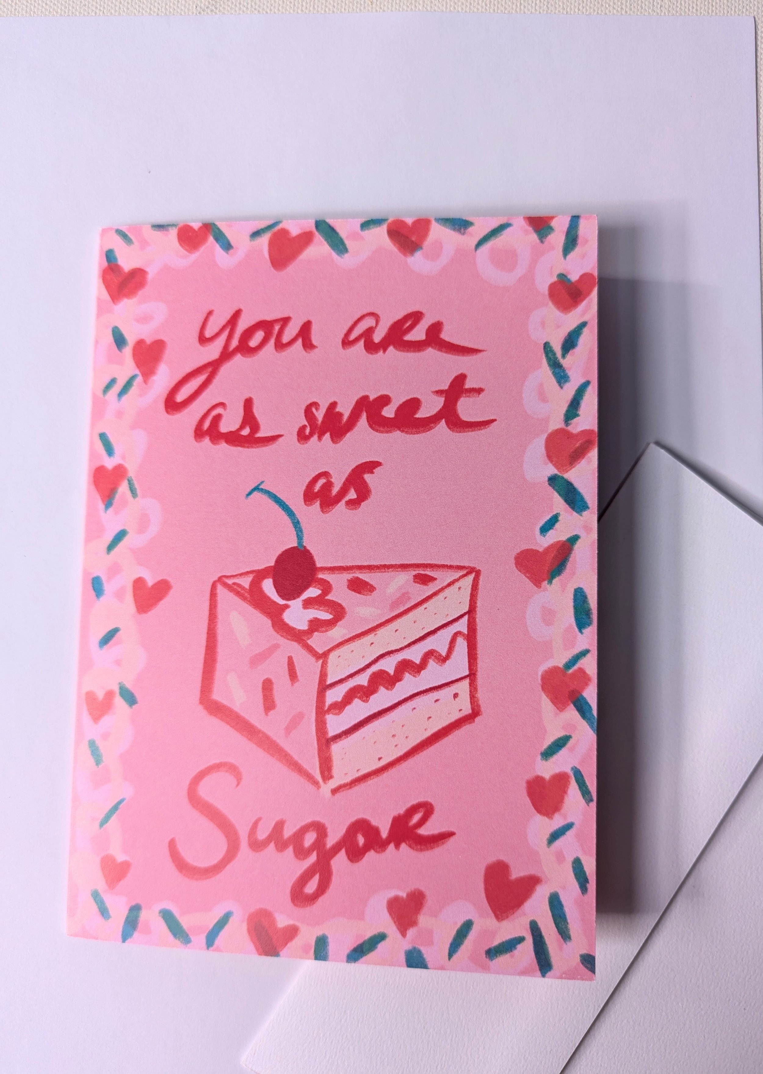 Sweet Cake Birthday Card