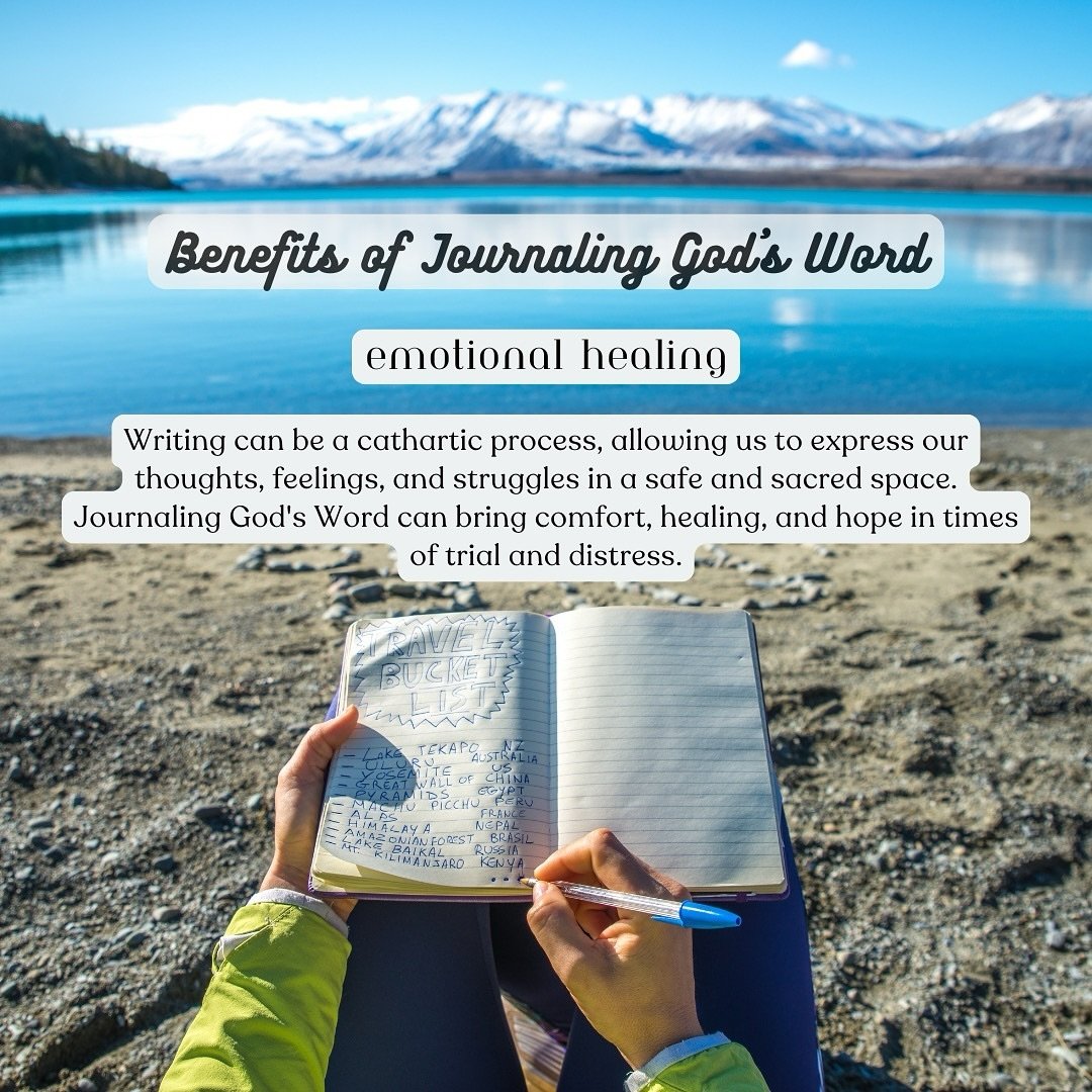 Experience Personal Transformation: Unleash the Power of Journaling God&rsquo;s Word! Part 3

Journaling can be a soul-enriching journey that has the potential to transform your life from the inside out.

1️⃣ Deep Reflection: Journaling invites you t