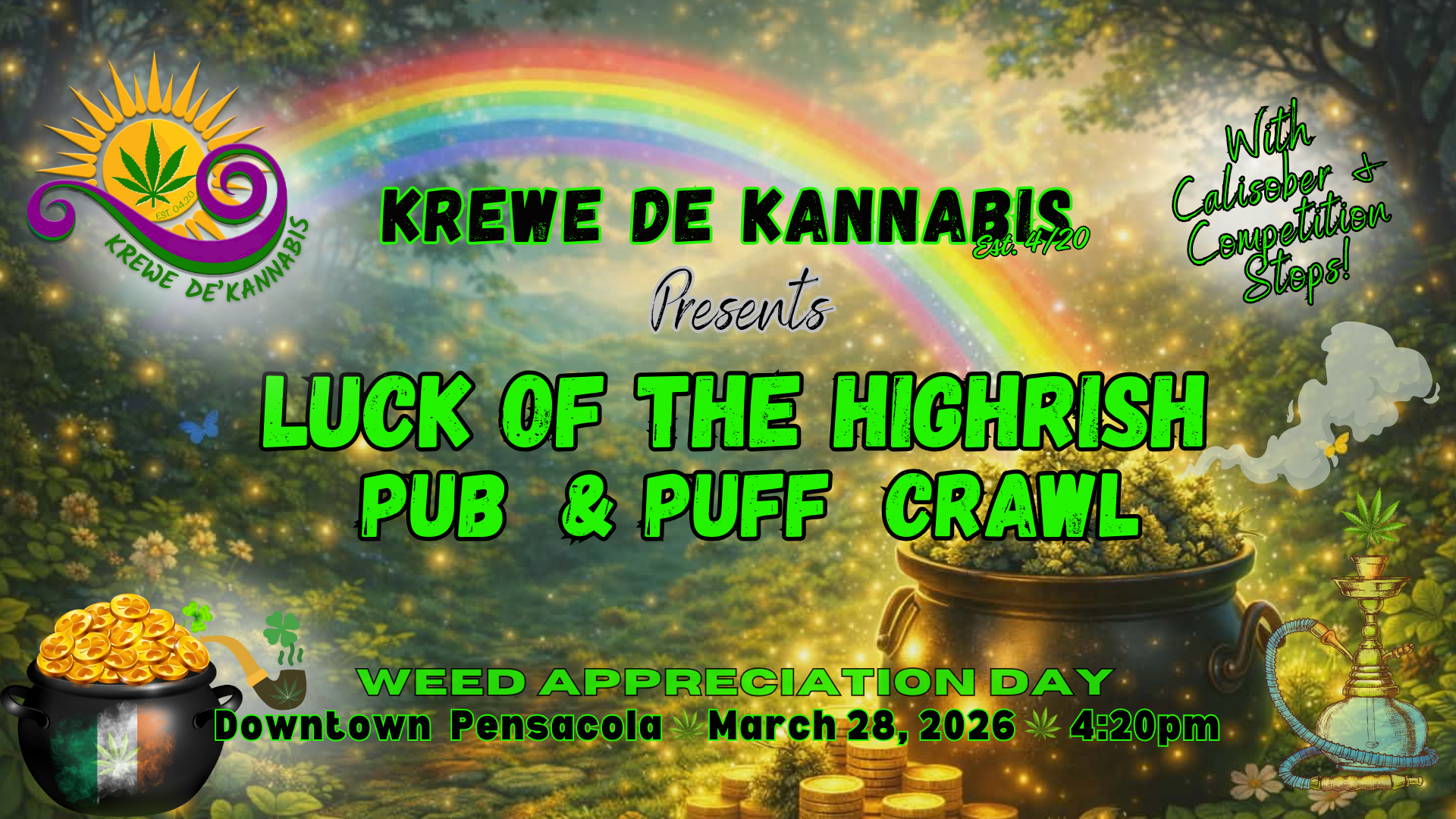 Weed Appreciation Pub & Puff Crawl