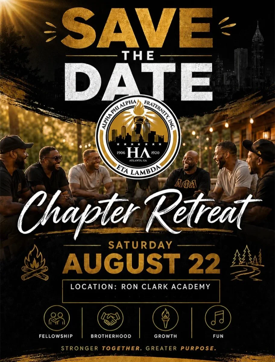 As we gear up for a new fraternal year, the Brothers of Eta Lambda are coming together this Saturday for our 2026 Chapter Retreat! 🖤💛

This will be a time for brotherhood, fellowship, reflection, and growth as we reconnect, discuss the vision for t