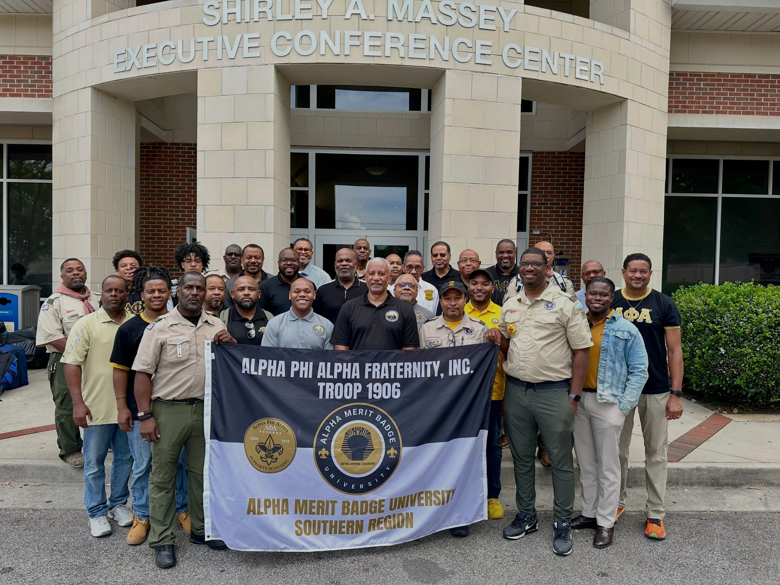 The Alpha Merit Badge University was a tremendous success! Brothers came together to pour into the next generation of leaders through mentorship, education, and service. 📚🏾🤝🏾

A special thank you to all of our Scouts, volunteers, Merit Badge Coun