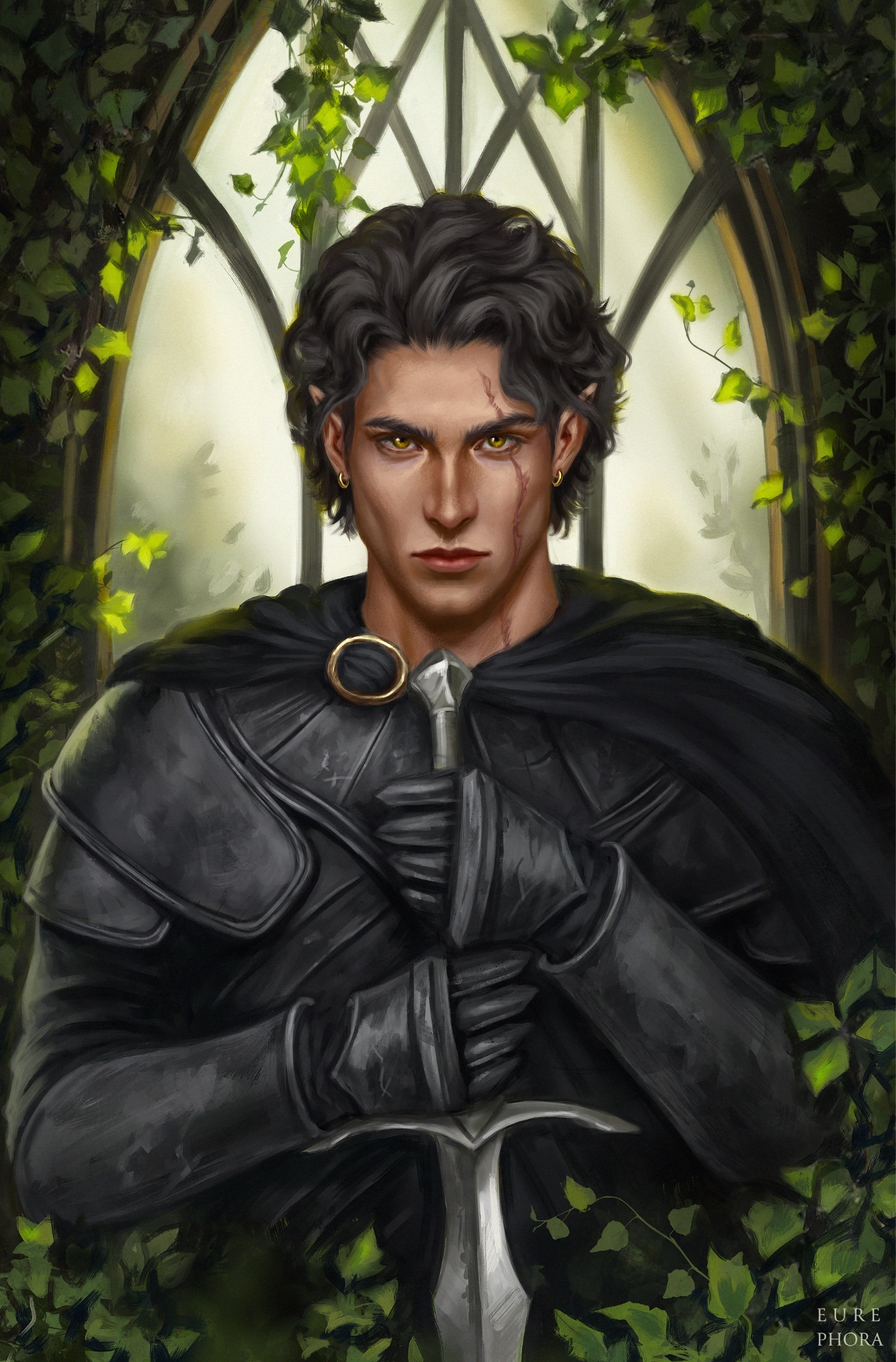 Art commissioned from artist: @eurephora