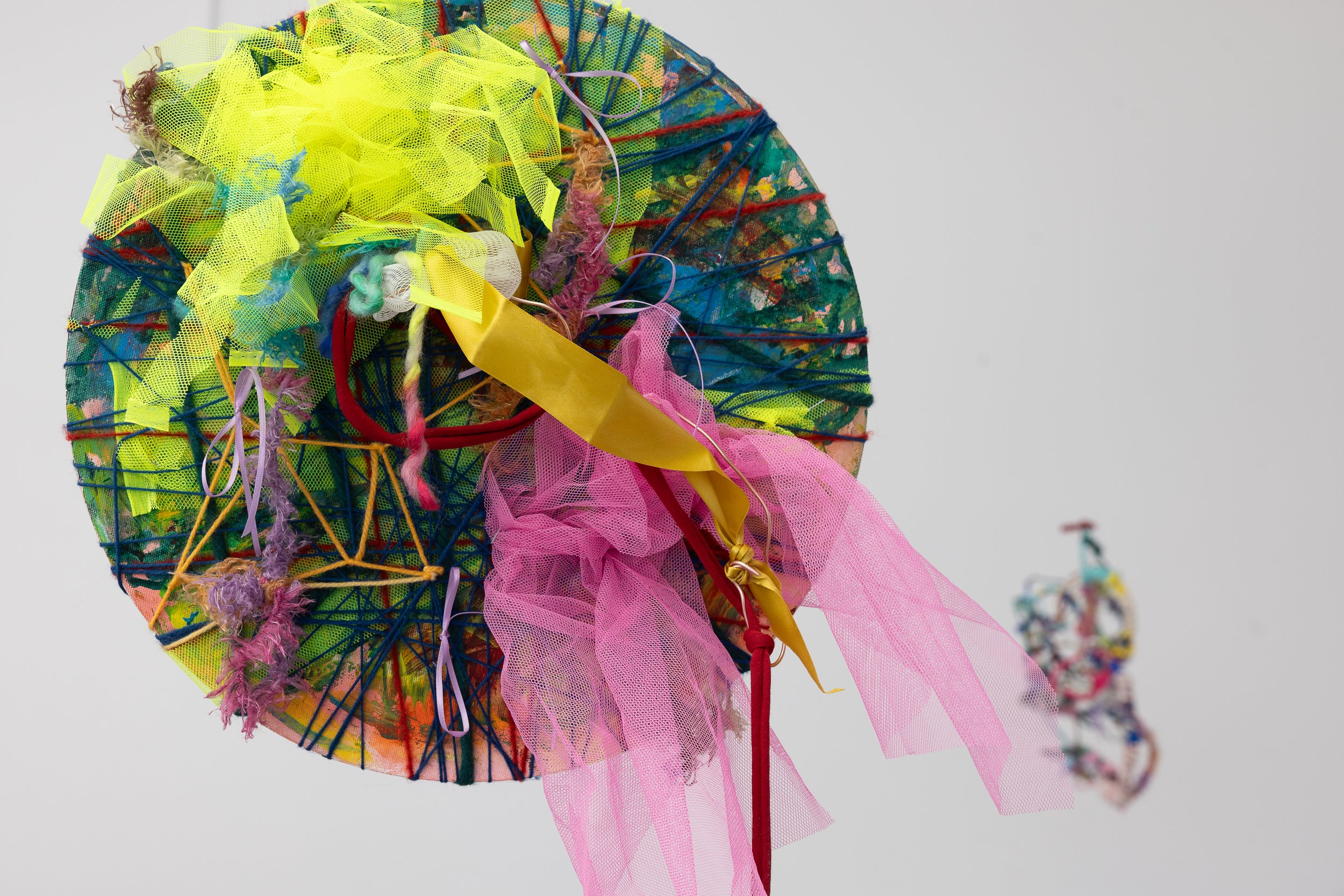 Becoming, 2024, mixed media on canvas
(Photo by James Field)