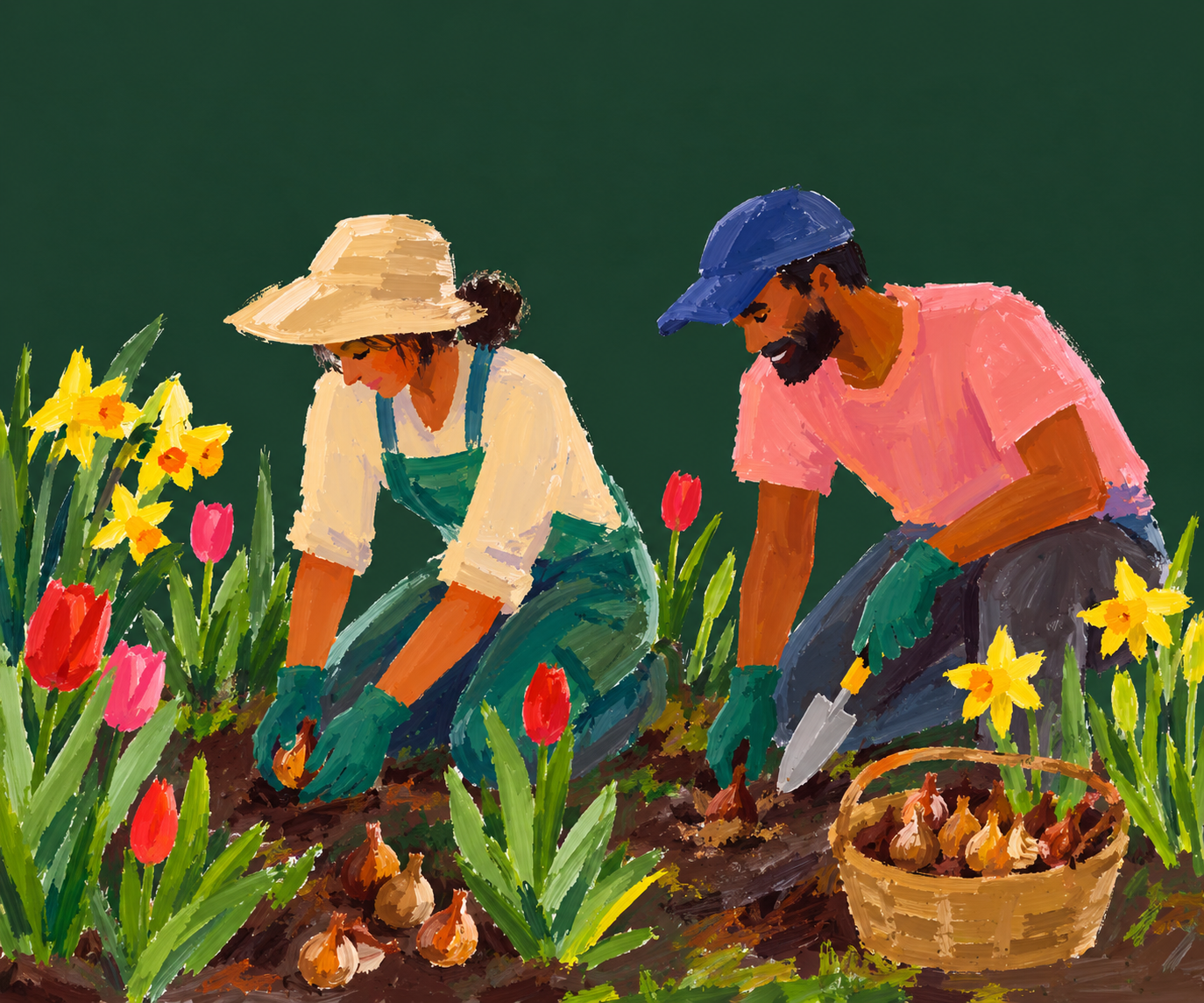 Planting at Parli School