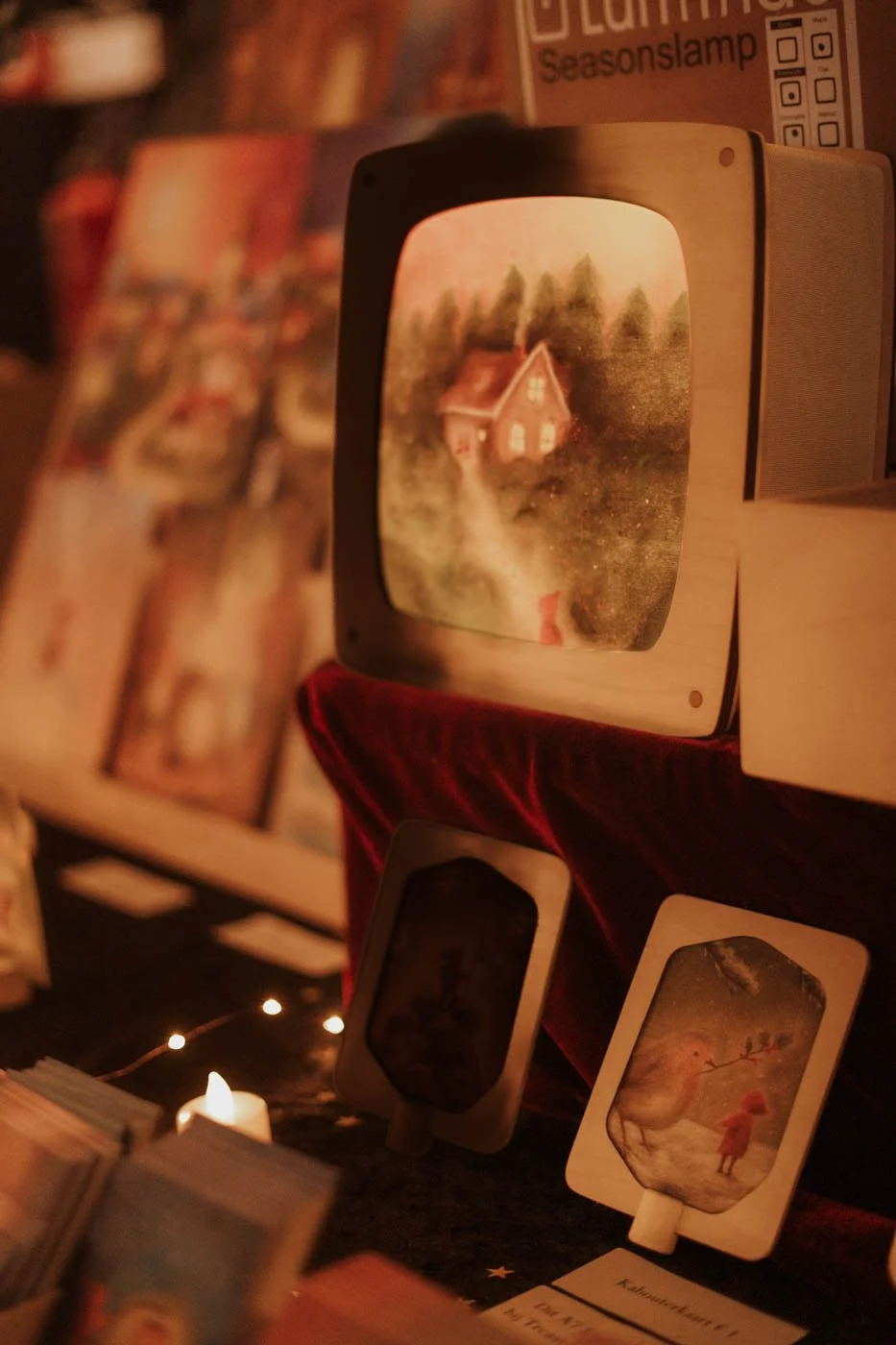 Branding fotografie van seizoenenlampen bij creatieve ondernemer Lot Bouwes