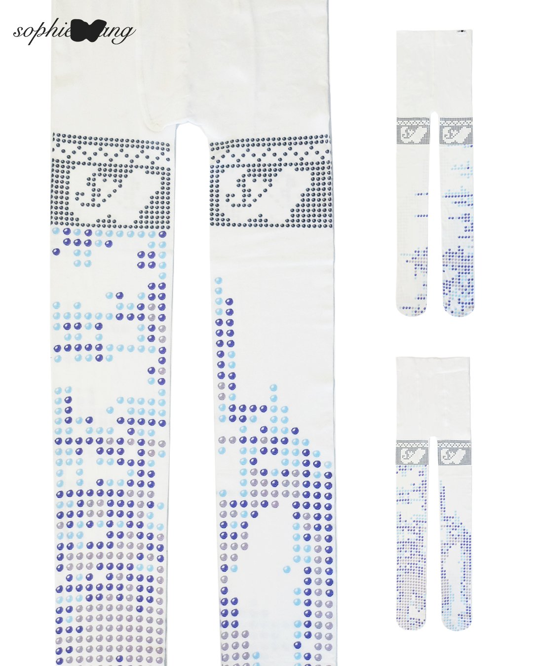 Pixel Lace Tights