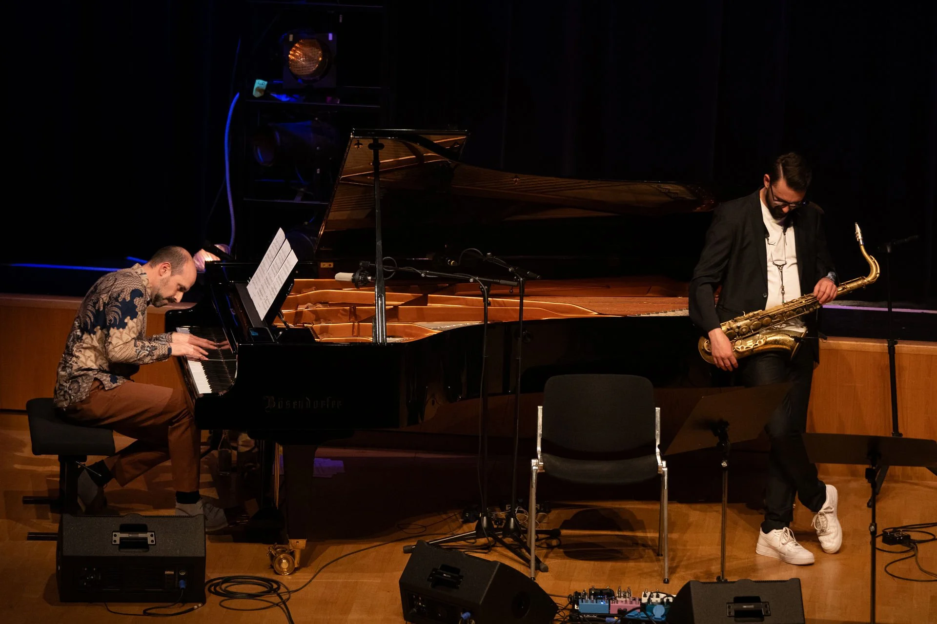 michael köhlmeier & claude diallos jazzambach ensemble 2026  © julienne speckle