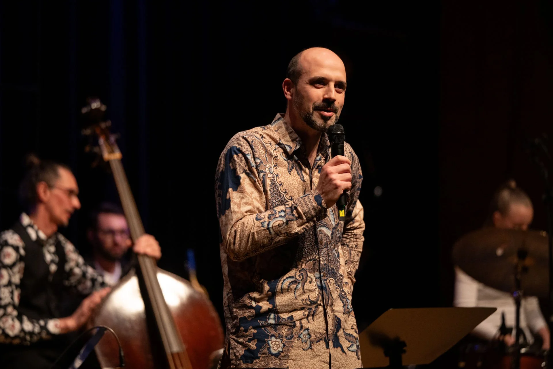 michael köhlmeier & claude diallos jazzambach ensemble 2026  © julienne speckle