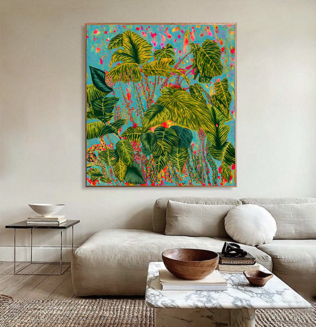 "Tropical Fireworks" - Original Artwork