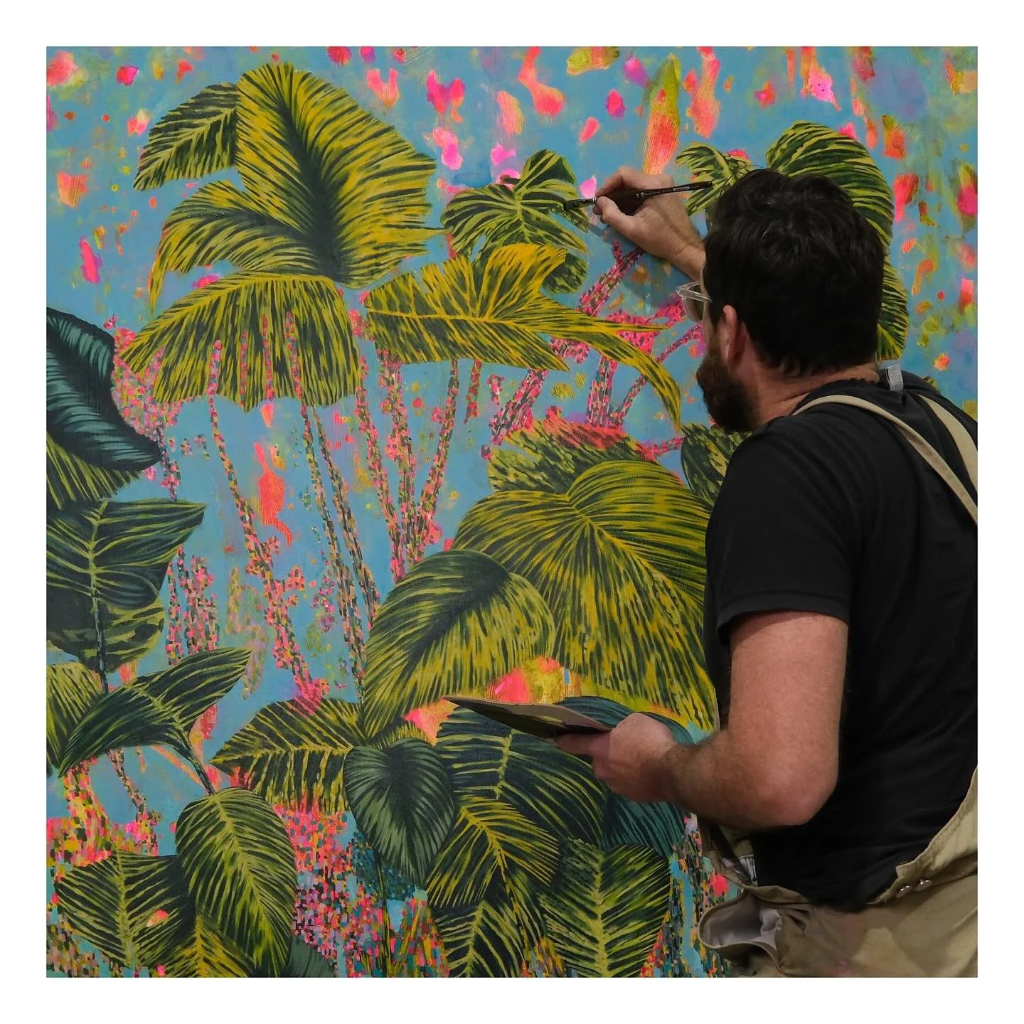 &ldquo;Tropical Fireworks&rdquo;
120cm x 130cm Acrylic on stretched canvas.
Thanks to @soy_latte_lee for the cool images.