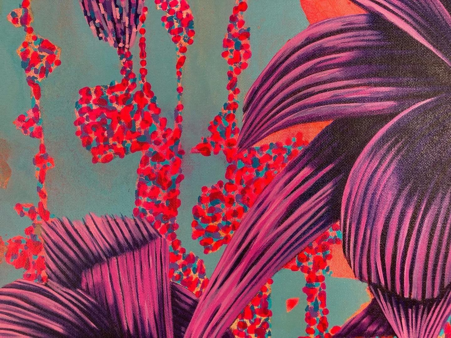 FIN - 132cm x 122cm - Acrylic on Canvas - Untitled.