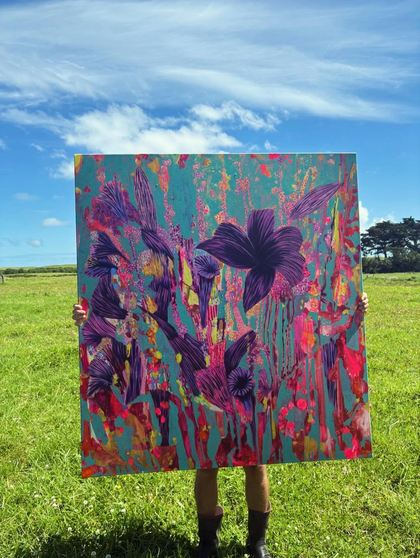 WIP - Getting closer to finishing this one. Called &ldquo;Running Wild&rdquo; a symphony for your eyes 👀