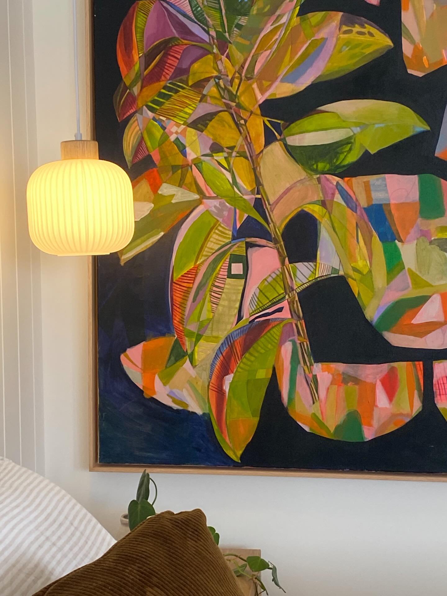 Back in Sydney last week, hanging with the big kids, packing up our storage unit for the big move back to NZ. Loved staying with our good friends and seeing what they have done with this artwork. This is an older piece (I can&rsquo;t even remember wh