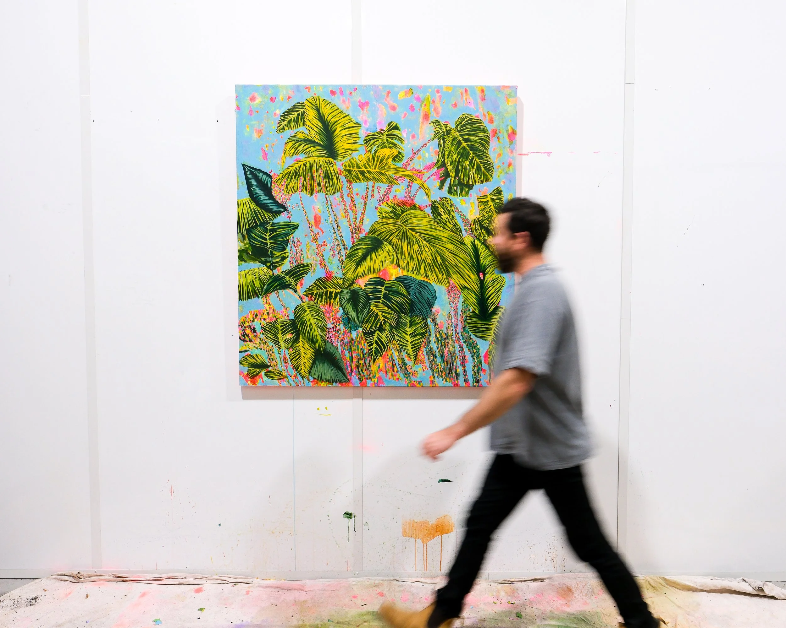 'Tropical Fireworks' - Original Artwork