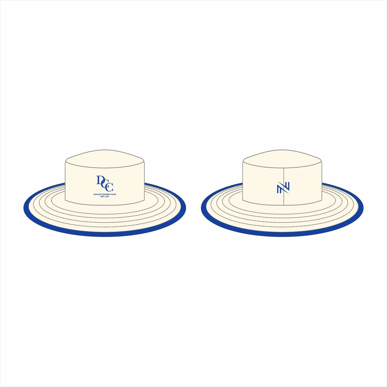 Dingley Cc Wide Brim Hat Off White