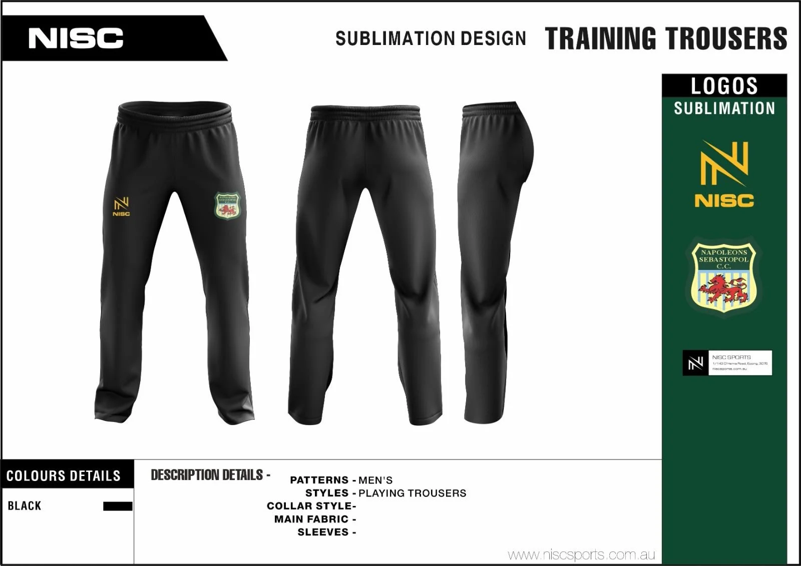 Naps/Sebas Cc Training Trousers
