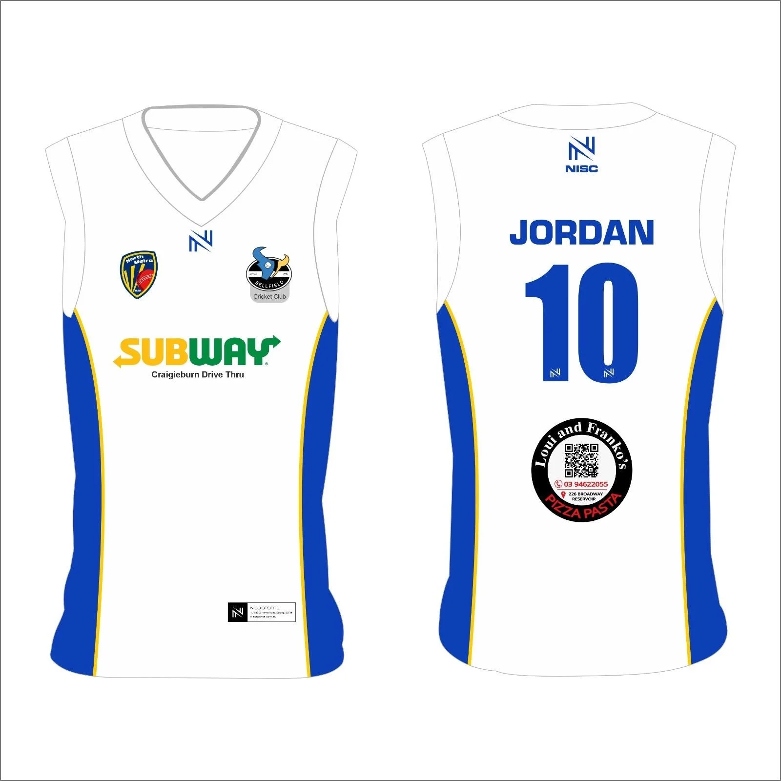 Bellfield Cc Playing Vest