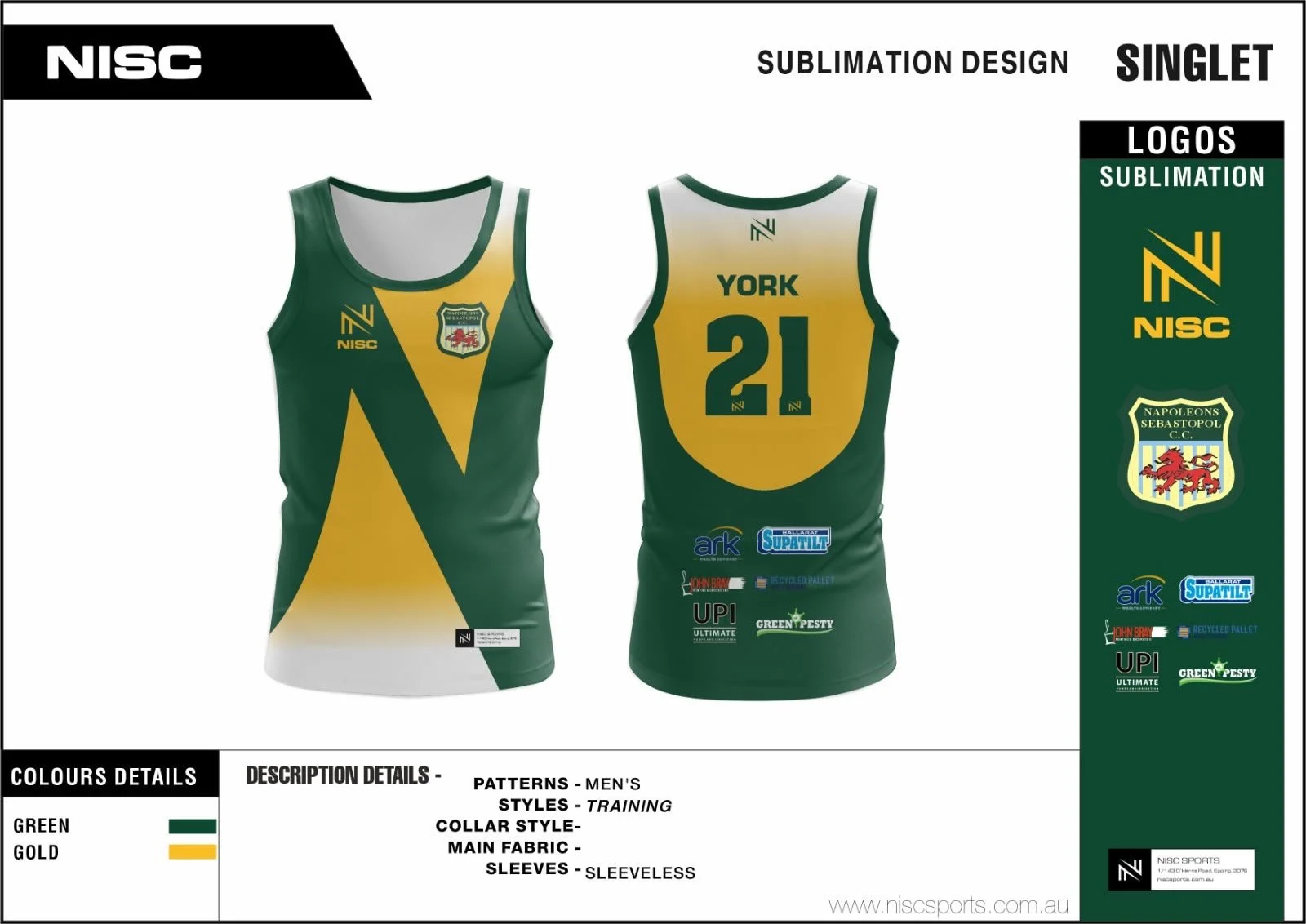 Naps/Sebas Cc Singlet