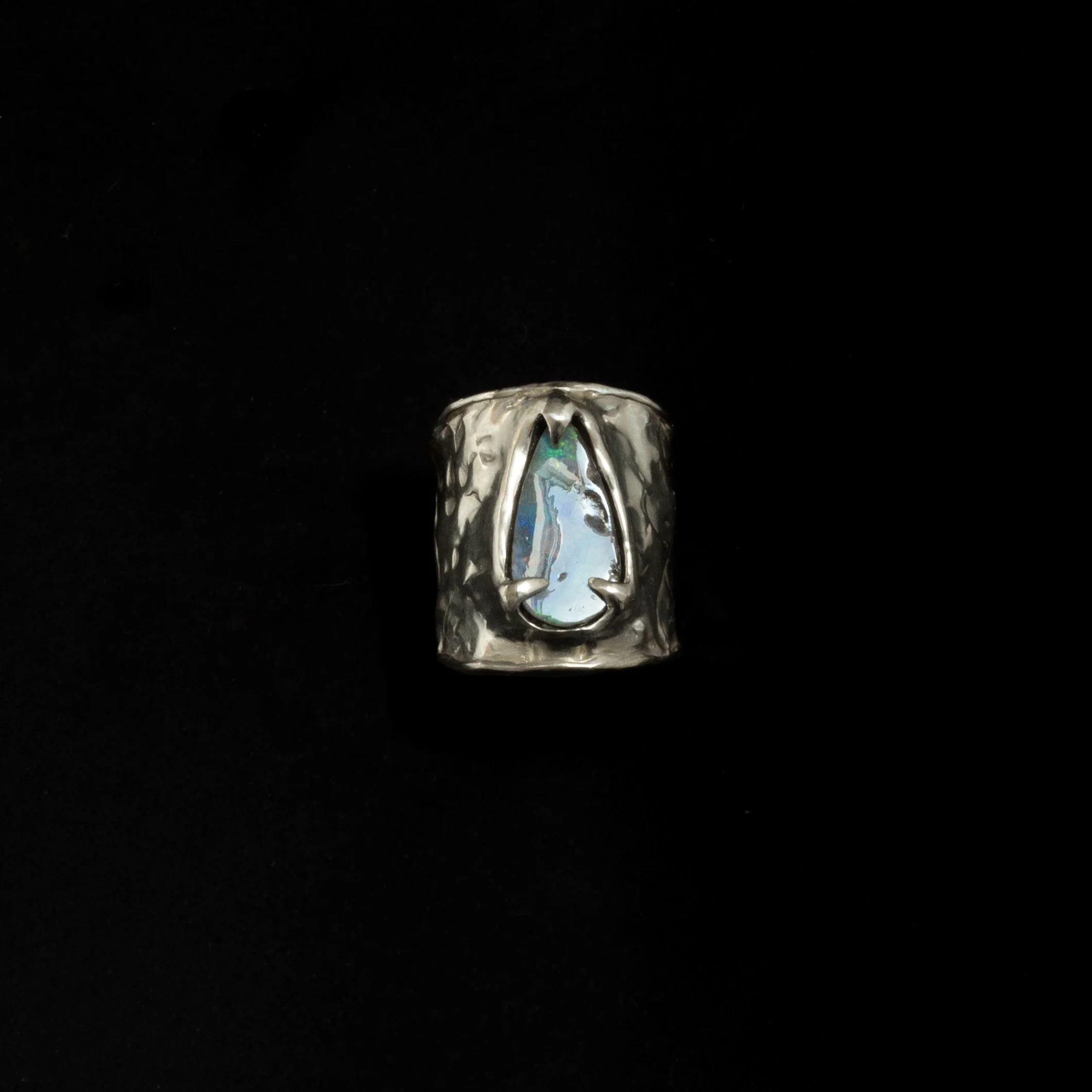 Silver Opal Ring
