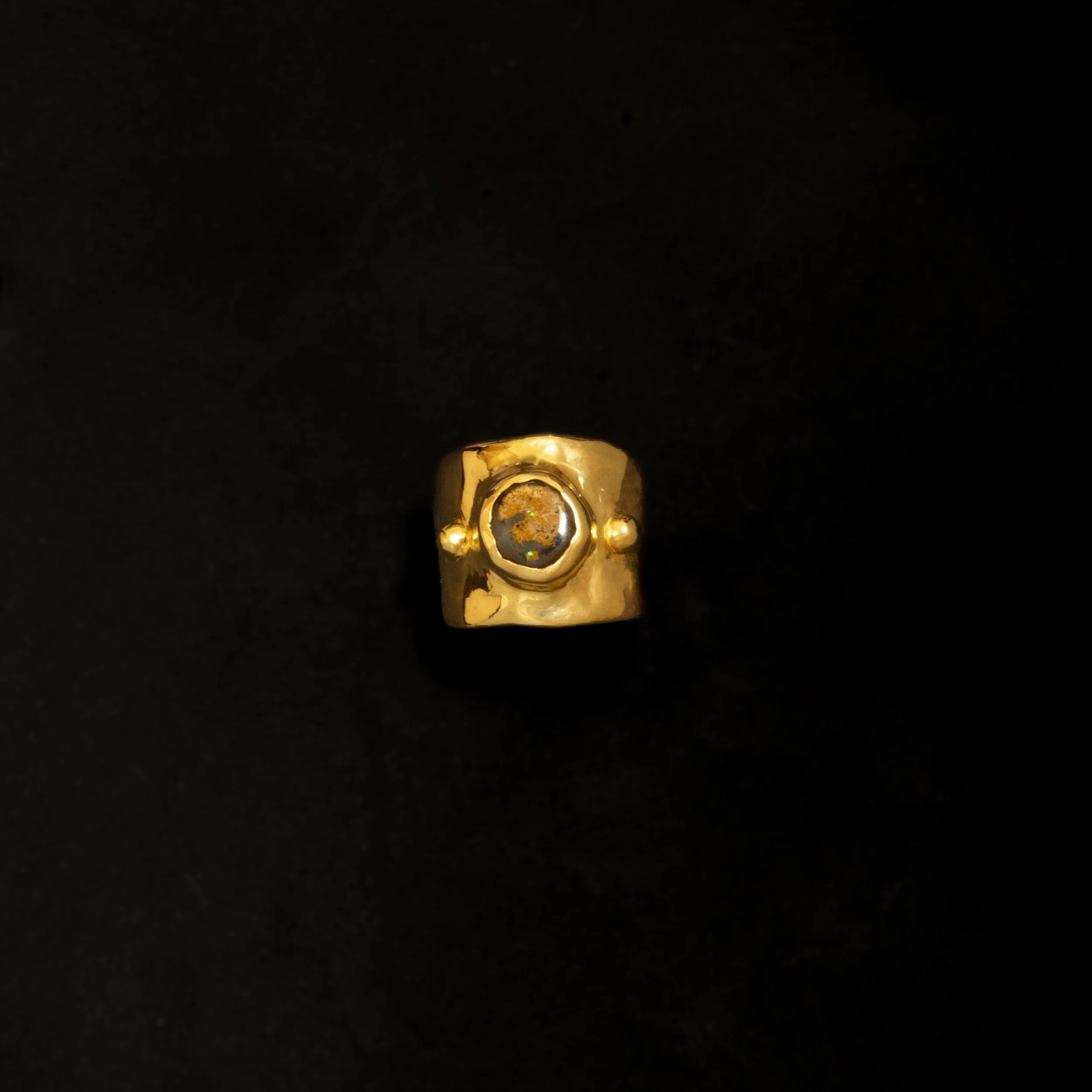 Gold Opal Ring