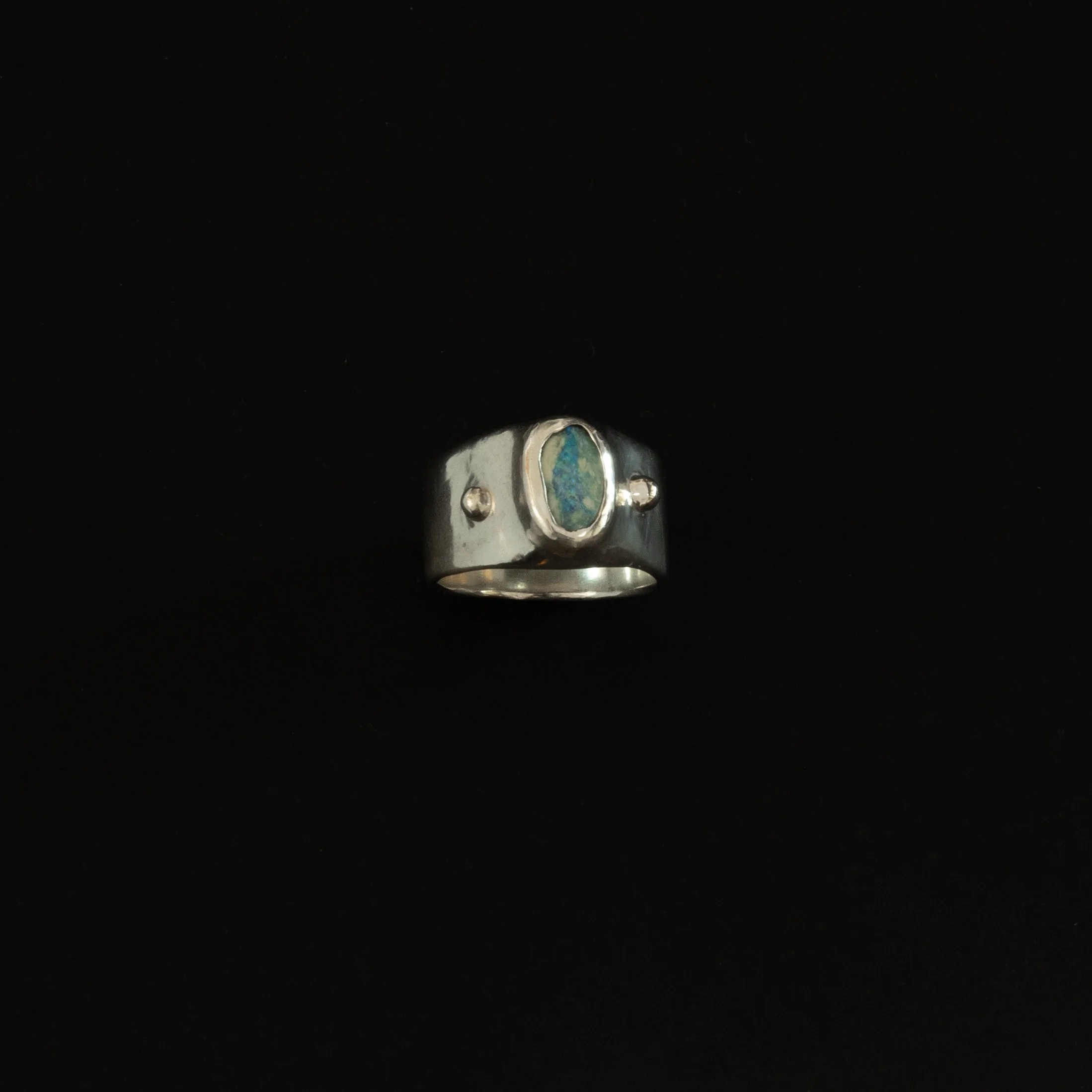 Silver Opal Ring