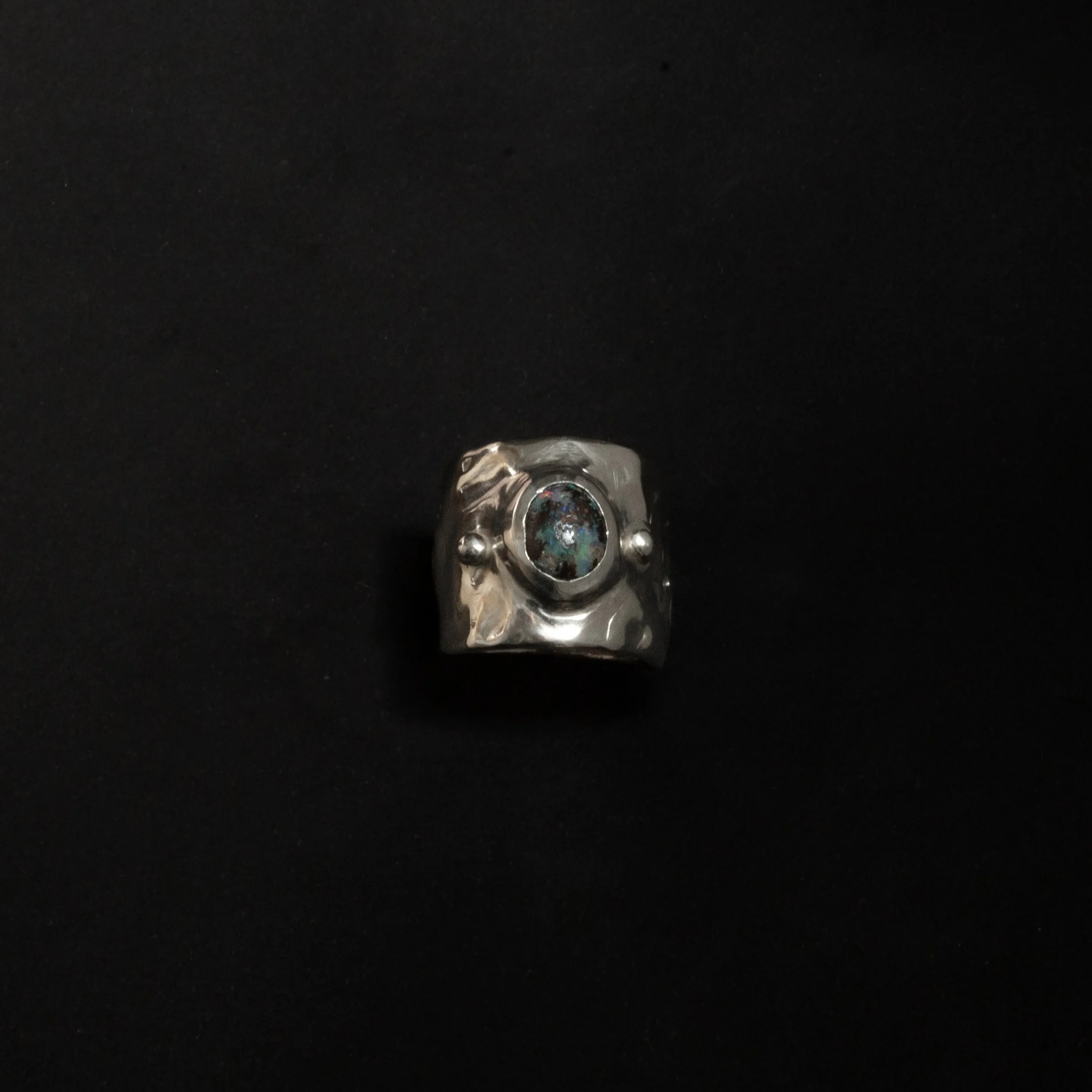 Silver Opal Ring