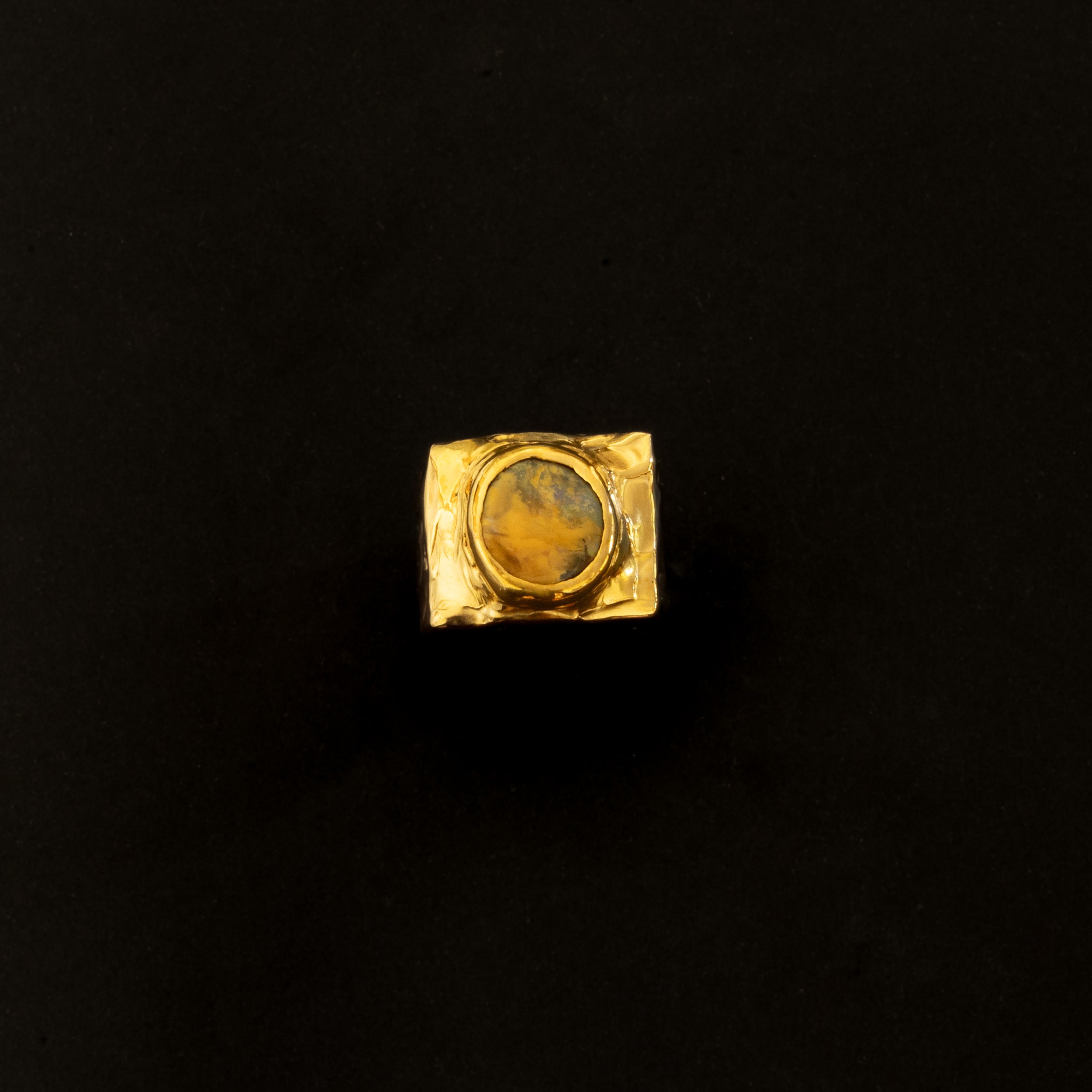 Gold Opal Ring