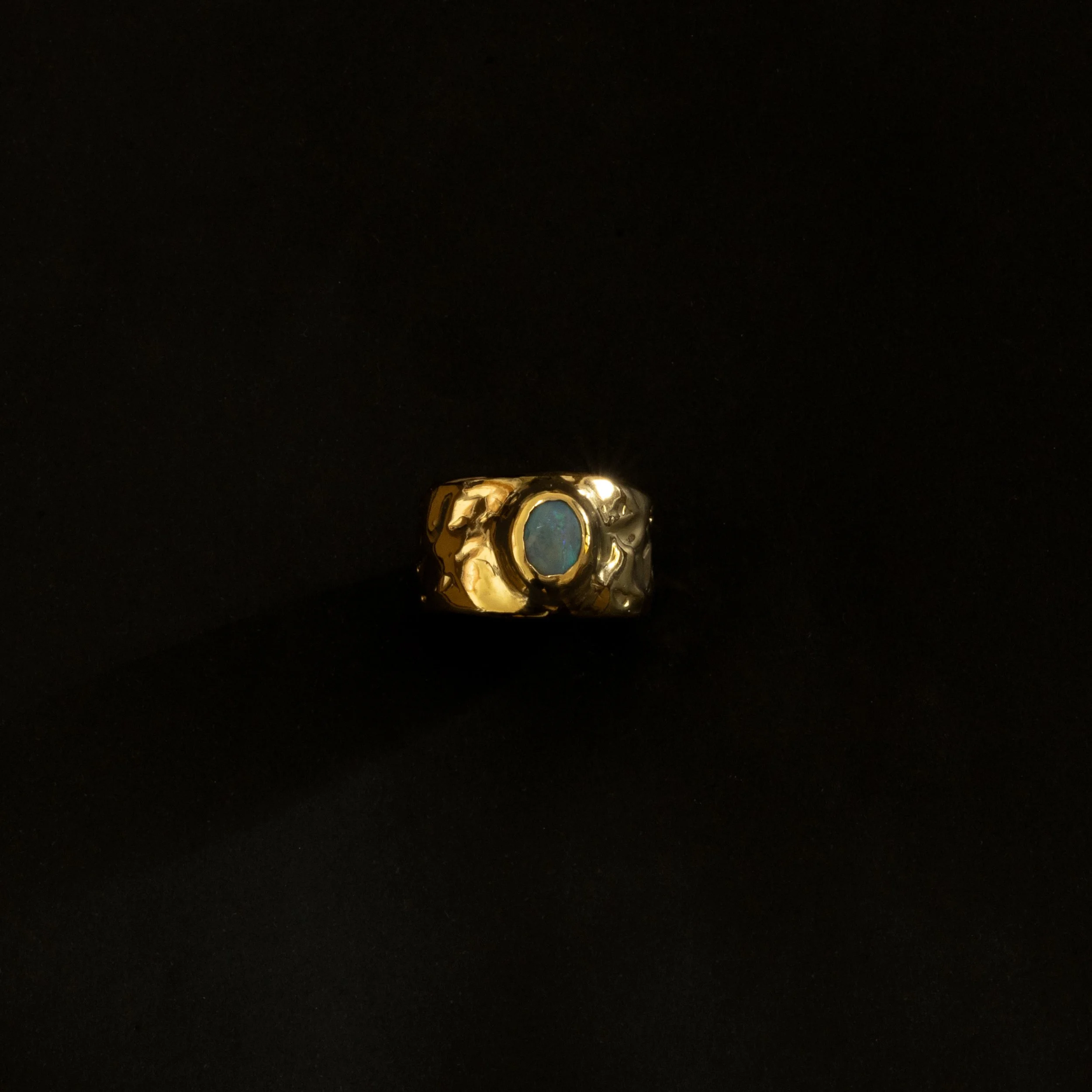 Gold Opal Ring