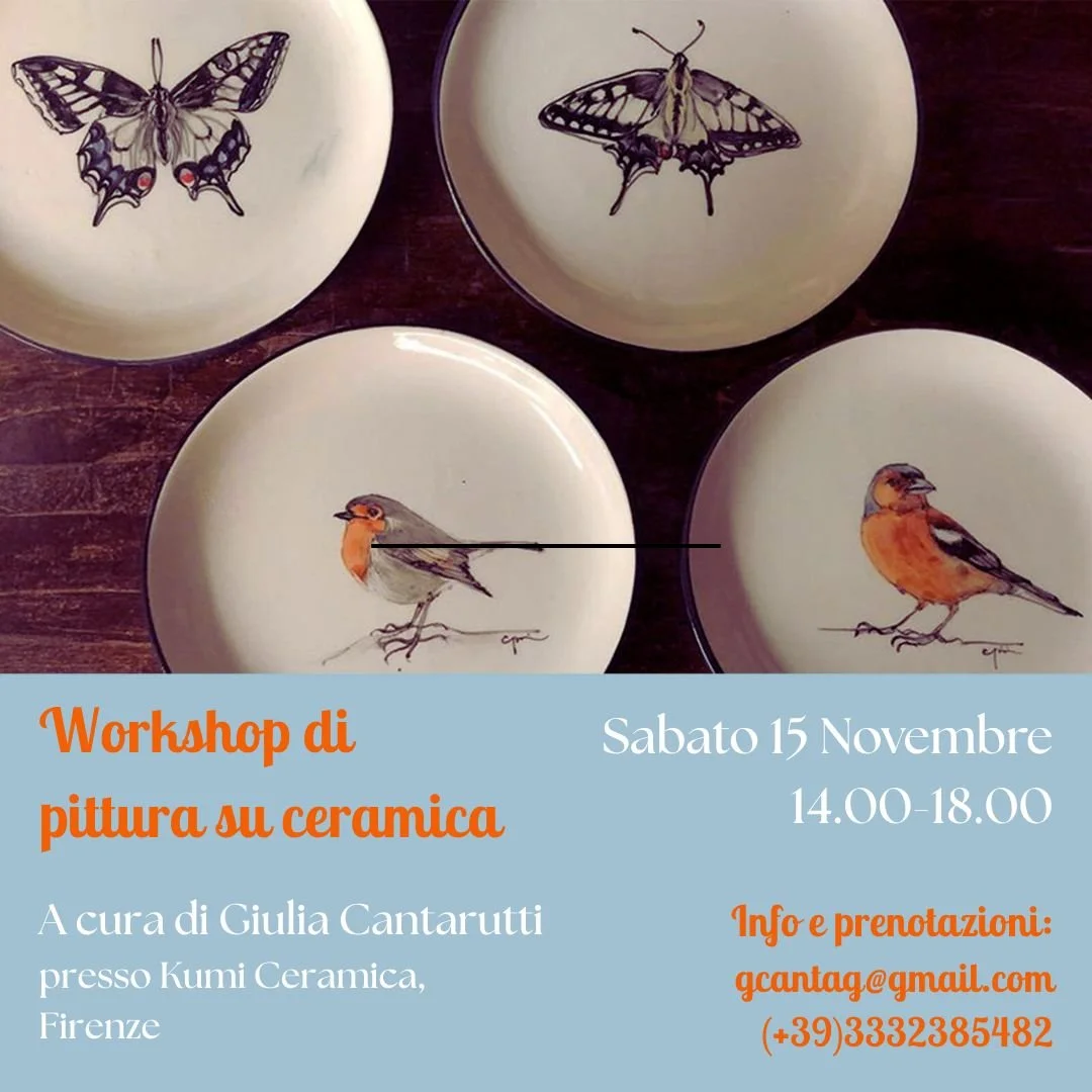 Workshop di Decorazione Ceramica: “Dipingere sopra-smalto”