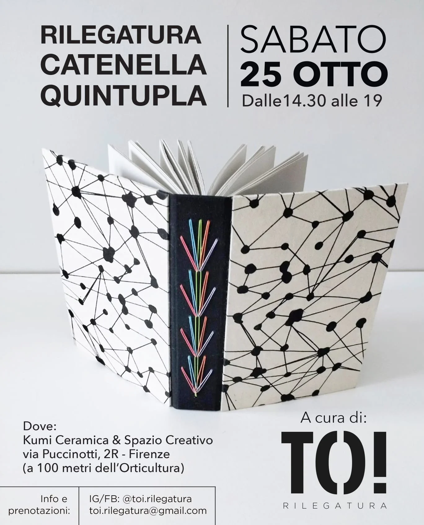 Workshop di Rilegatura: Catenella Quintupla