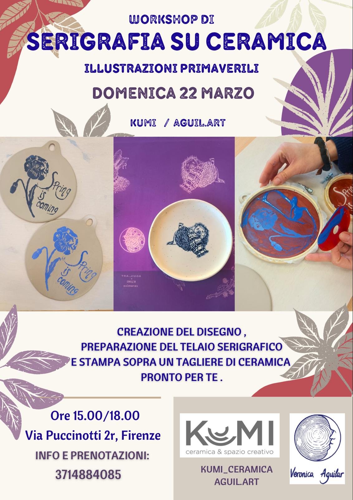 Workshop di Serigrafia su Ceramica