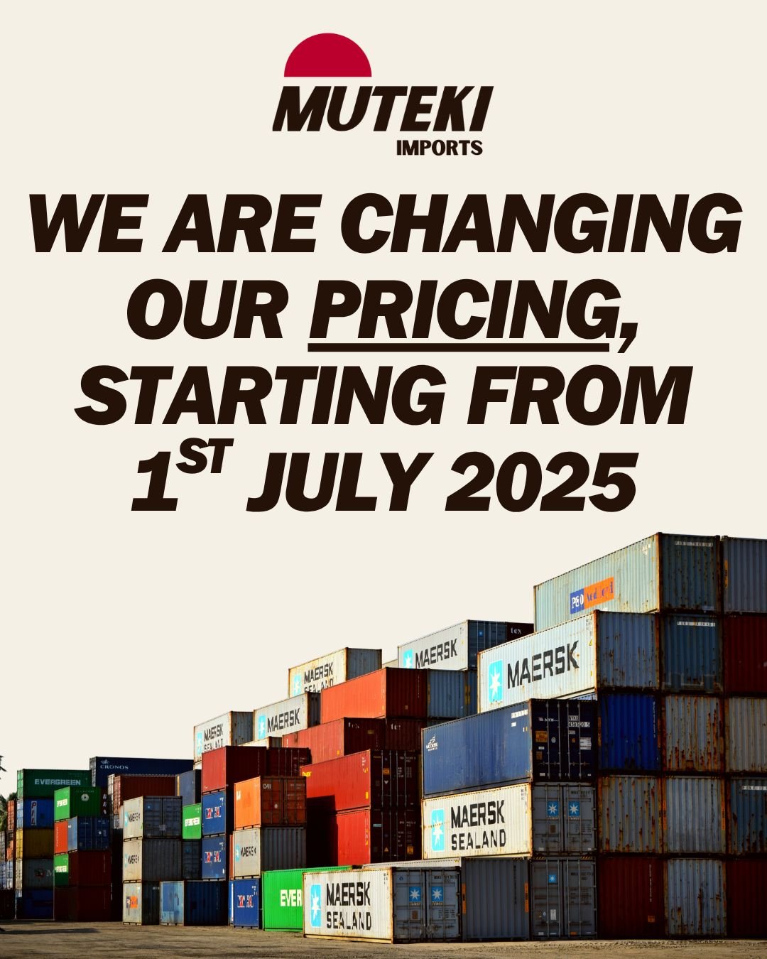 We are changing our pricing for our container freight service, starting from 1st July 2025.

Why are we changing our pricing?

After managing several containers, we&rsquo;ve realised just how much manual work is involved in organising and handling sh