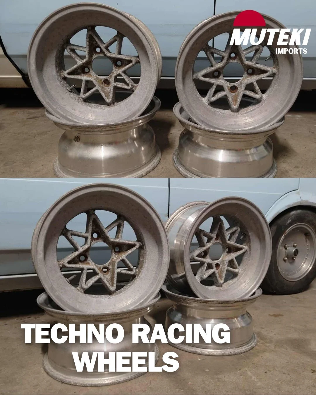 CUSTOMER HIGHLIGHT - Techno Racing Wheels for Drew

Drew approached us on Facebook requesting for assistance bidding on a few auctions on Yahoo Auctions Japan, this was one of the item that we won for him.

Released in 1981 under the &quot;Techno Pro