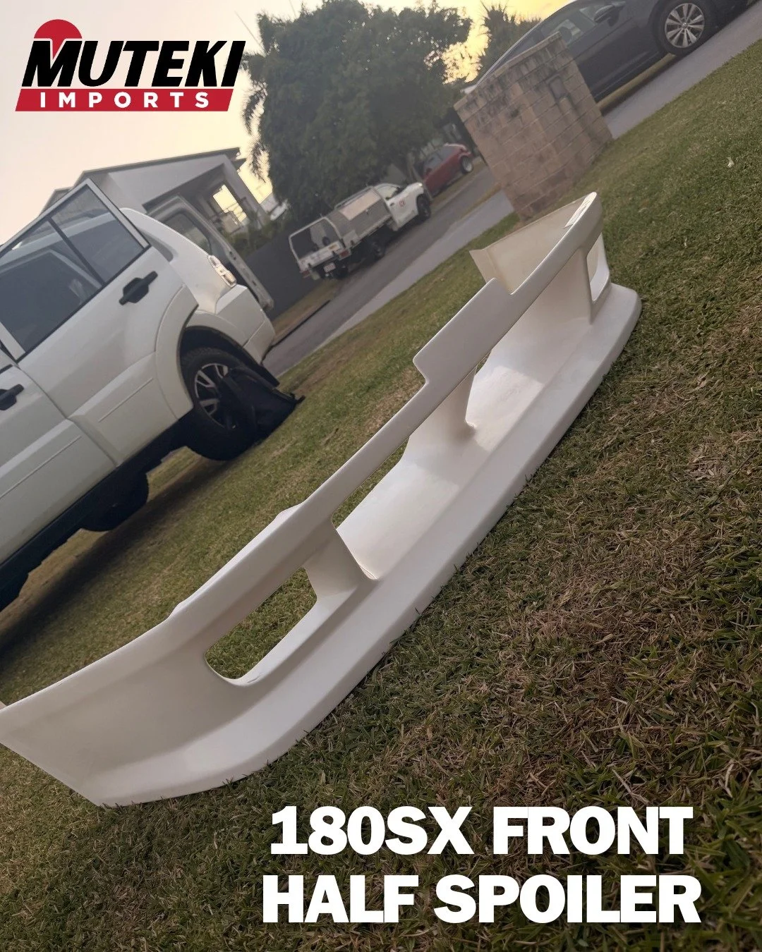 CUSTOMER HIGHLIGHT - Josh's 180SX Front Half Spoiler
Josh reached out to us on Instagram for help sourcing a front spoiler for his 180SX. He sent through a photo of the one he wanted, and we found the exact match soon after. The spoiler came over in