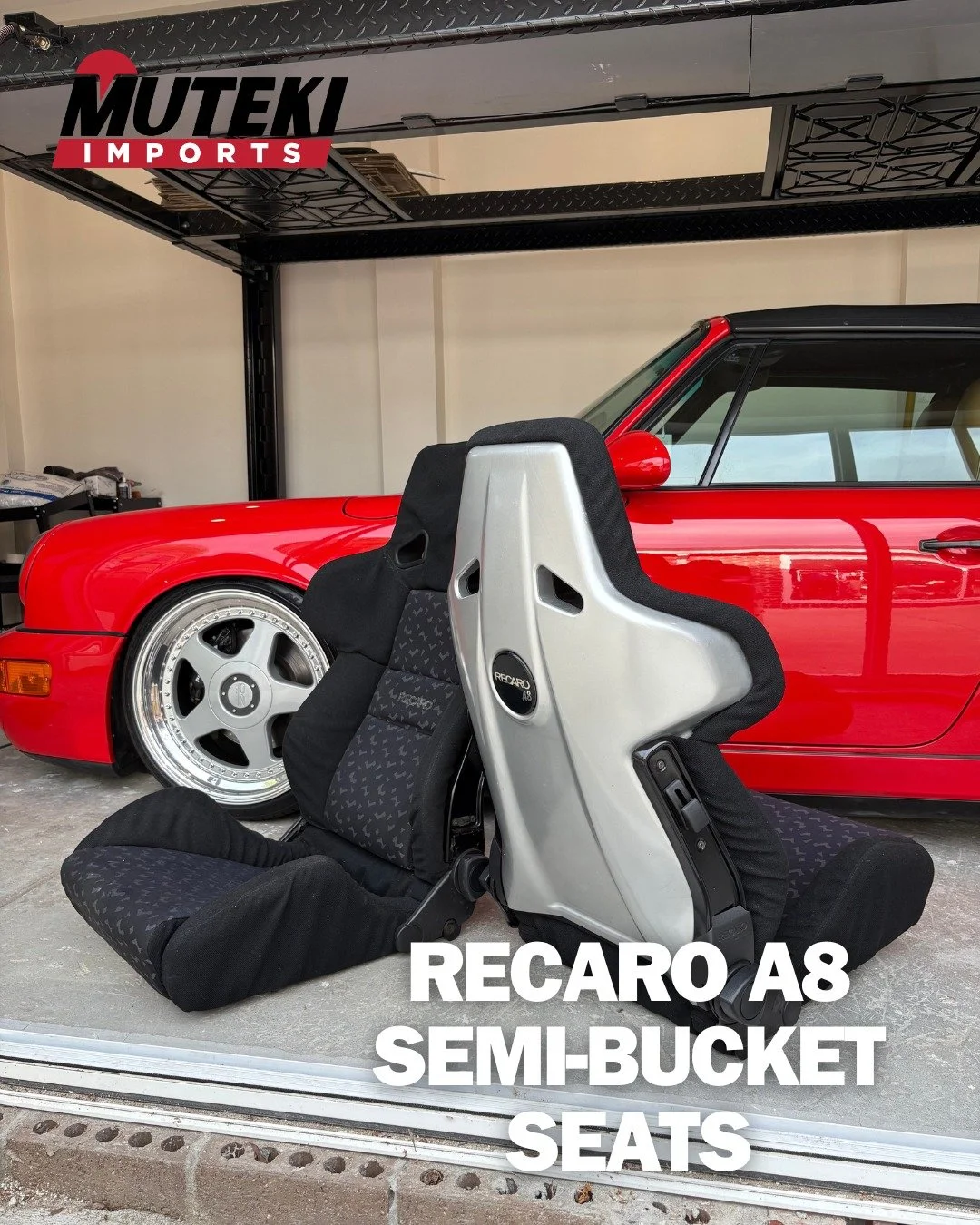 CUSTOMER HIGHLIGHT - Ray's RECARO A8 Semi-bucket Seats

It&rsquo;s not every day you come across seats this rare in such good condition. Ray was referred to us by a friend to help with his import needs. He sent us a Yahoo Auction link for a pair of r