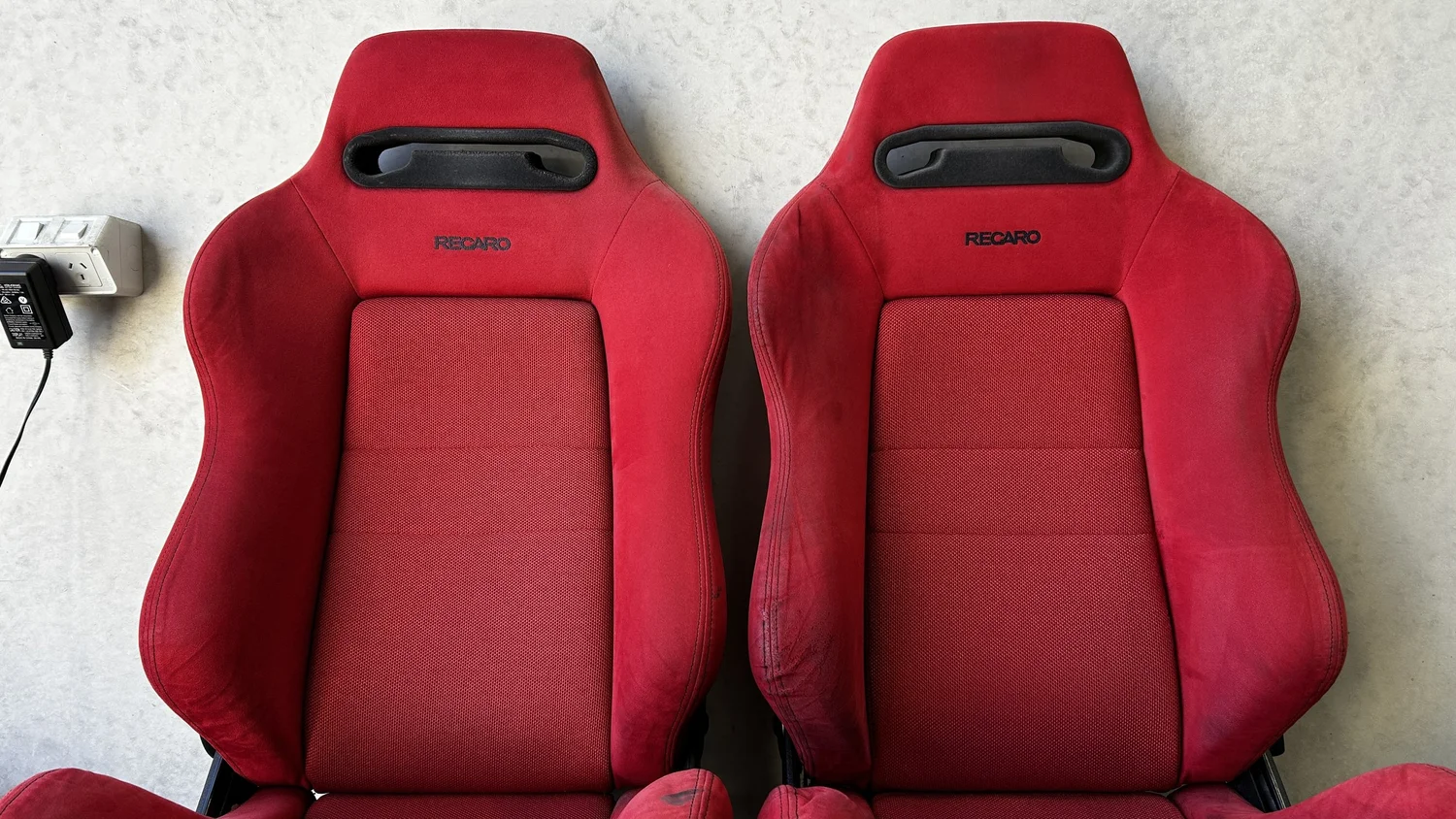 Pair) Recaro SR-3 EK9 Red Seats | Muteki Imports
