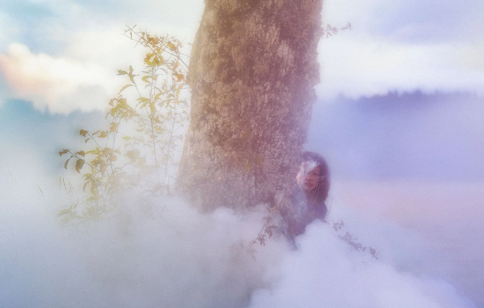 Behind the Tree - Blurry Dream - Aoto Pinku