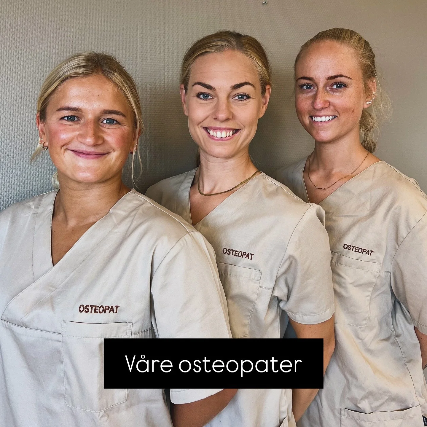 M&oslash;t v&aring;re osteopater👩🏼&zwj;⚕️

Vital Osteopati best&aring;r av tre osteopater som jobber fulltid her p&aring; klinikken: Hanna, Maren og Hanne☘️ Sammen utfyller vi hverandre med bred kompetanse p&aring; ulike grupper mennesker og tilsta