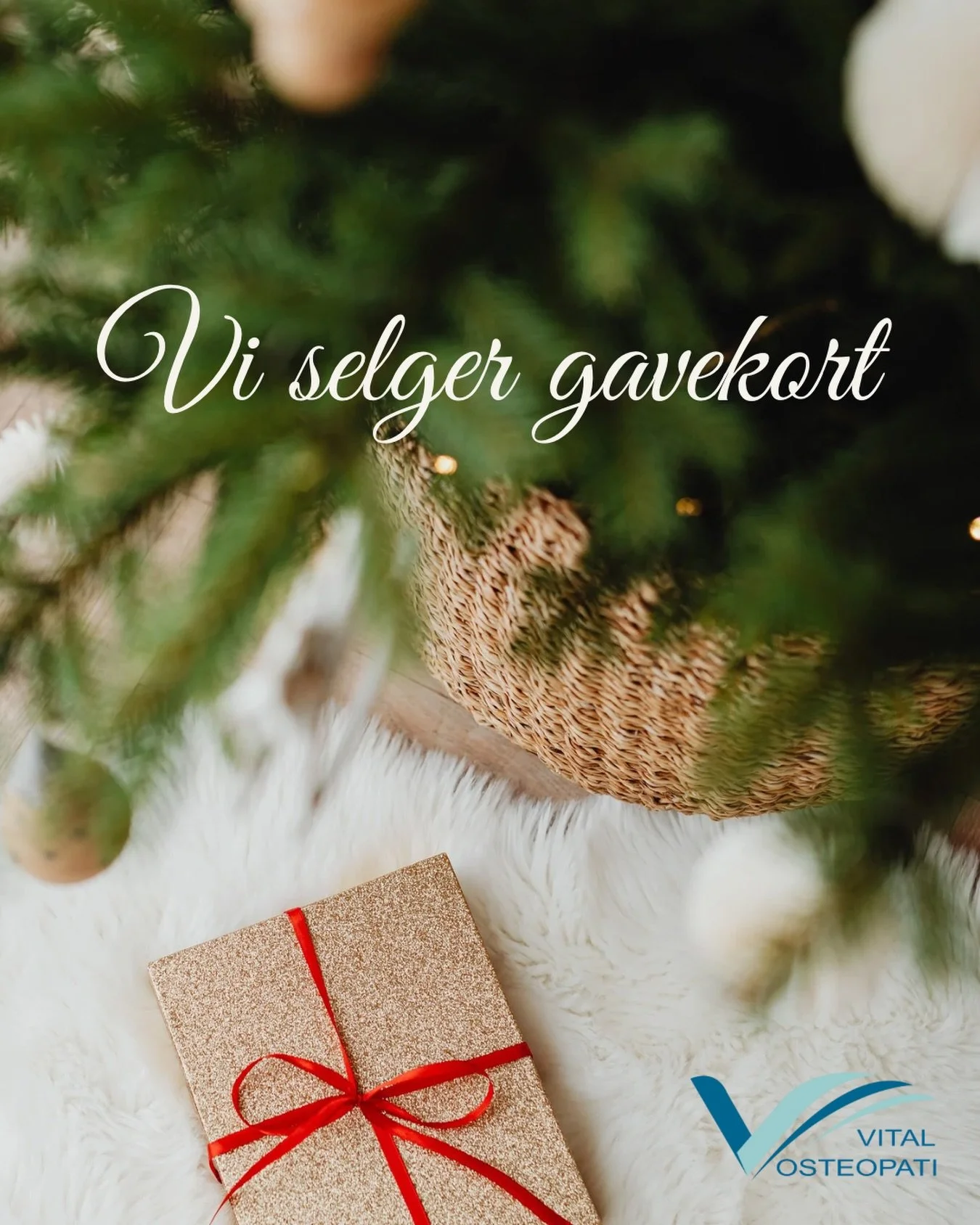 Vi selger gavekort p&aring; b&aring;de behandlinger og kurs hos oss🎁🎄Ta kontakt, s&aring; hjelper vi deg&hearts;️ ..eller legg det til p&aring; egen &oslash;nskeliste☺️

📧 post@vital-osteopati.no