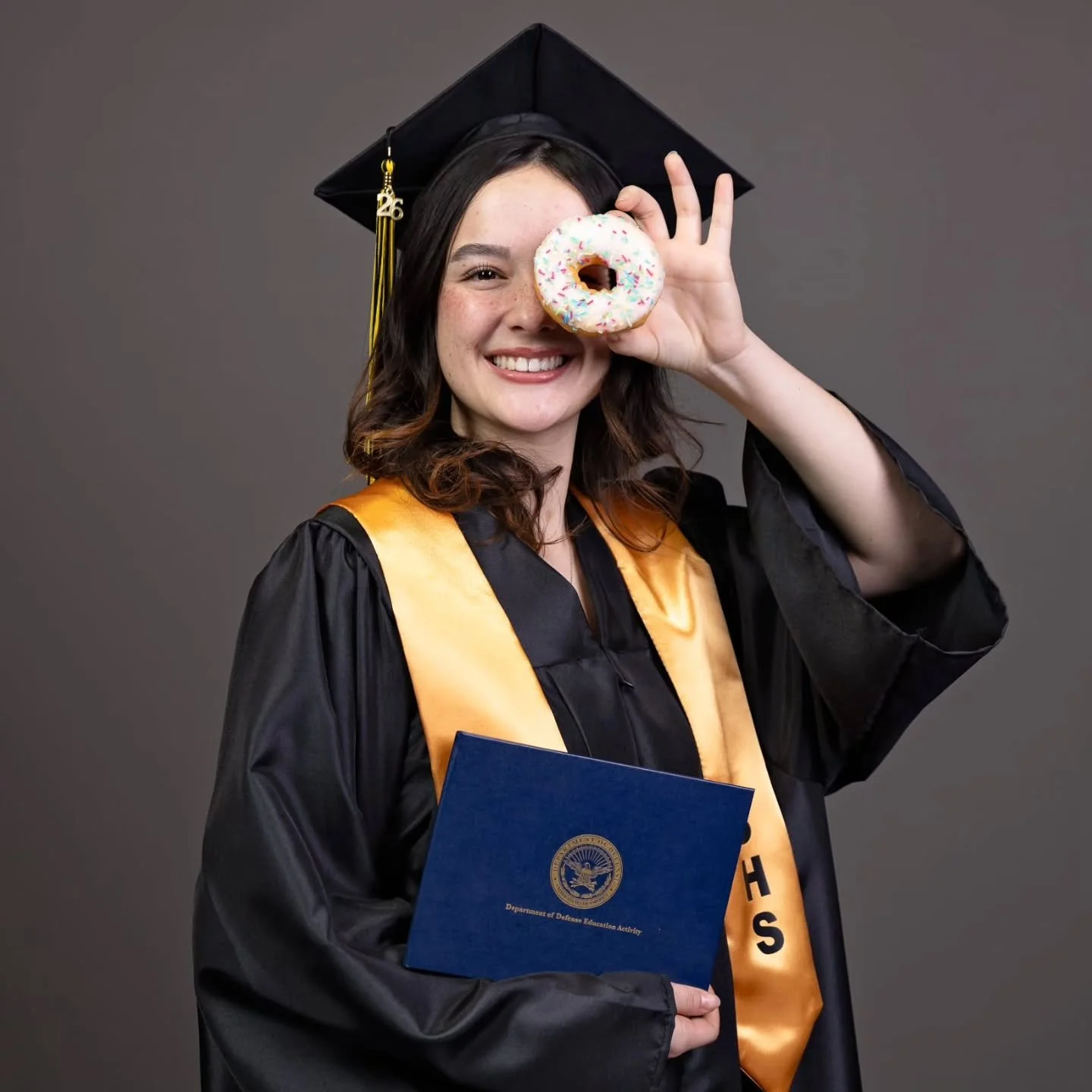 SHS Seniors...can I feature your fun graduation poses from our cap and gown photo days at the high school? DM me❤️ #capandgown #shs #graduation #stuttgartseniorphotographer