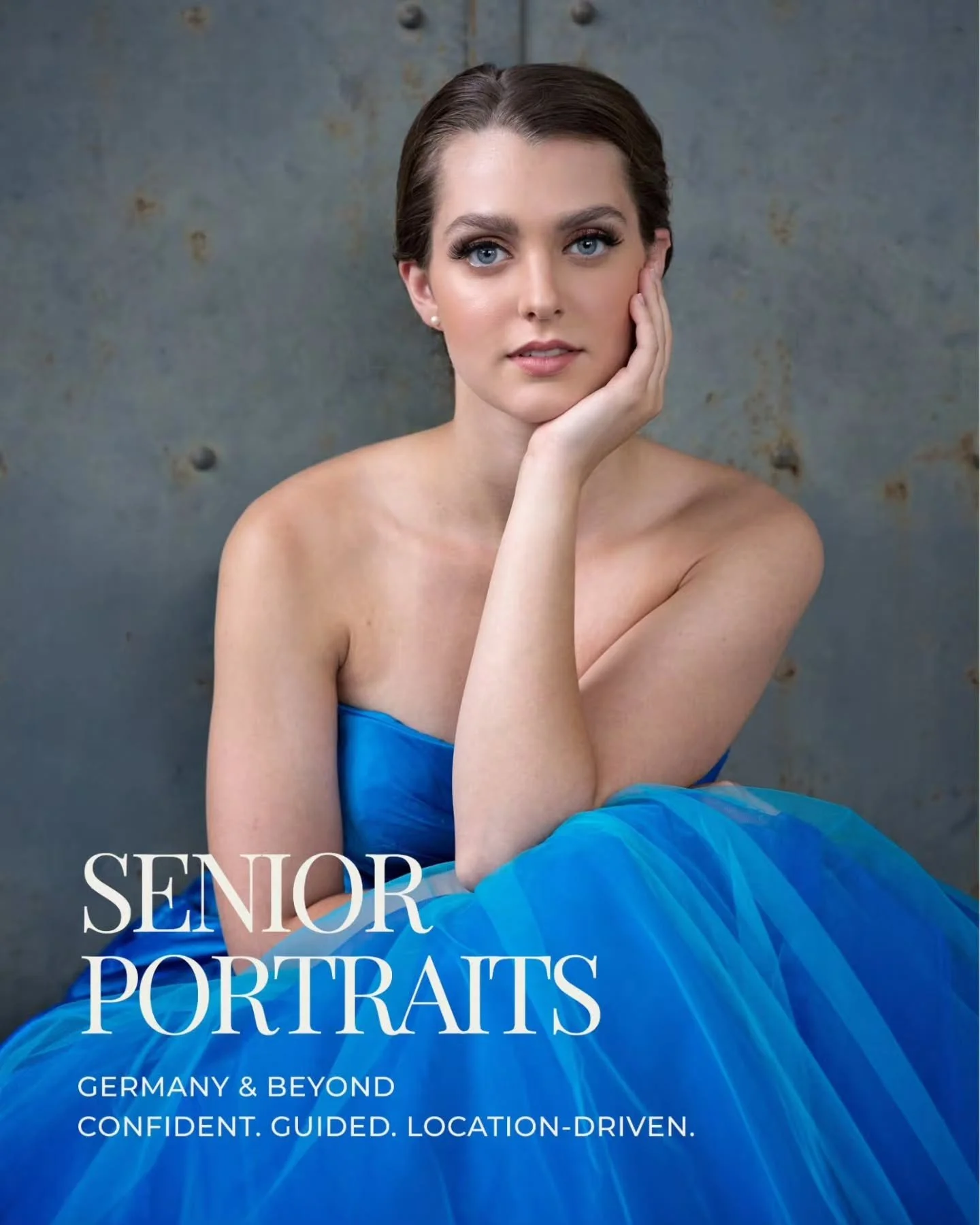 Senior portraits should feel like you at your best: confident, relaxed,  authentic.  Your session experience with me? Fully guided from start to finish.

Whether you&rsquo;re dreaming of a formal look, a casual location-driven session, or something t