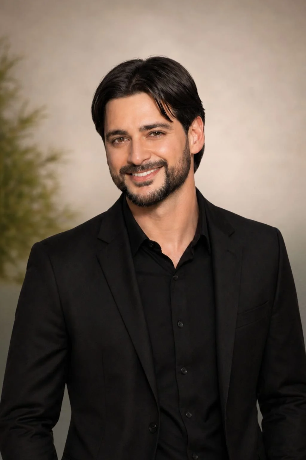 Erik, founder and DJ of Velvet and Lace Events, smiling in a dark blazer