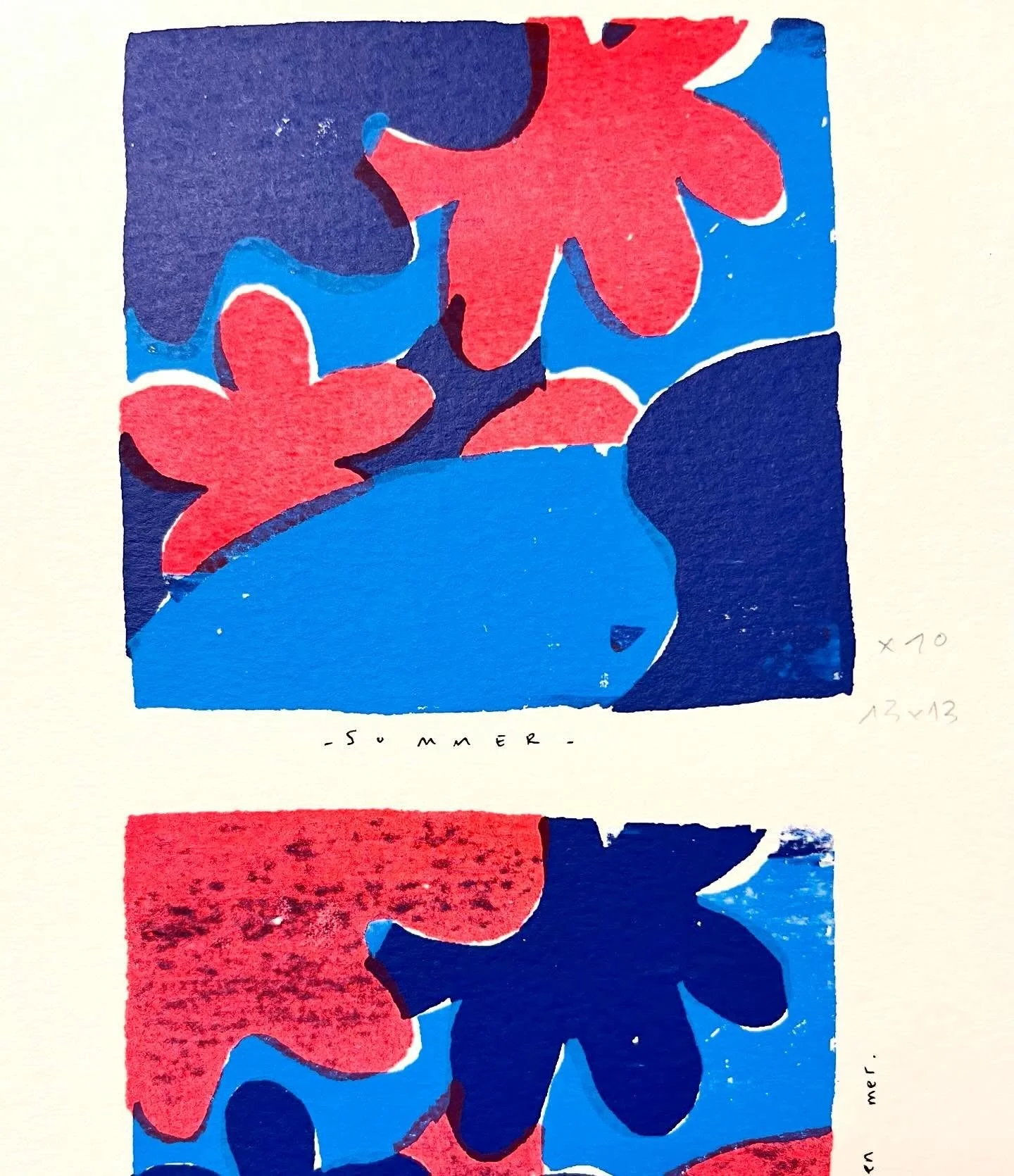 Premier test d&rsquo;impression trois couleurs en s&eacute;rigraphie. 

&Agrave; d&eacute;couvrir ce week-end aux journ&eacute;es europ&eacute;ennes des m&eacute;tiers d&rsquo;art &agrave; la @citepierrelouail_rennes

Samedi 11 avril 2026 - 10h/19h
D