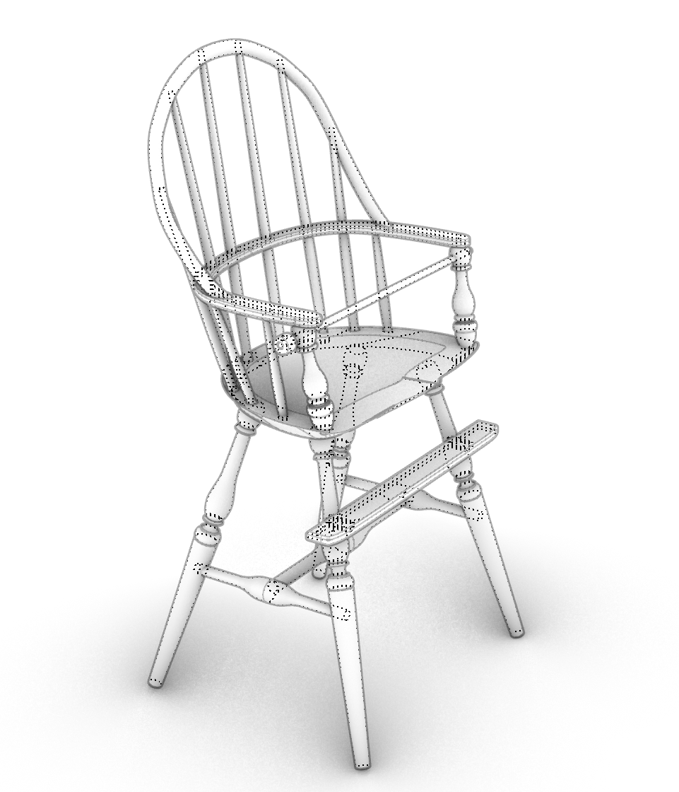 Rhino - Chair Rendering