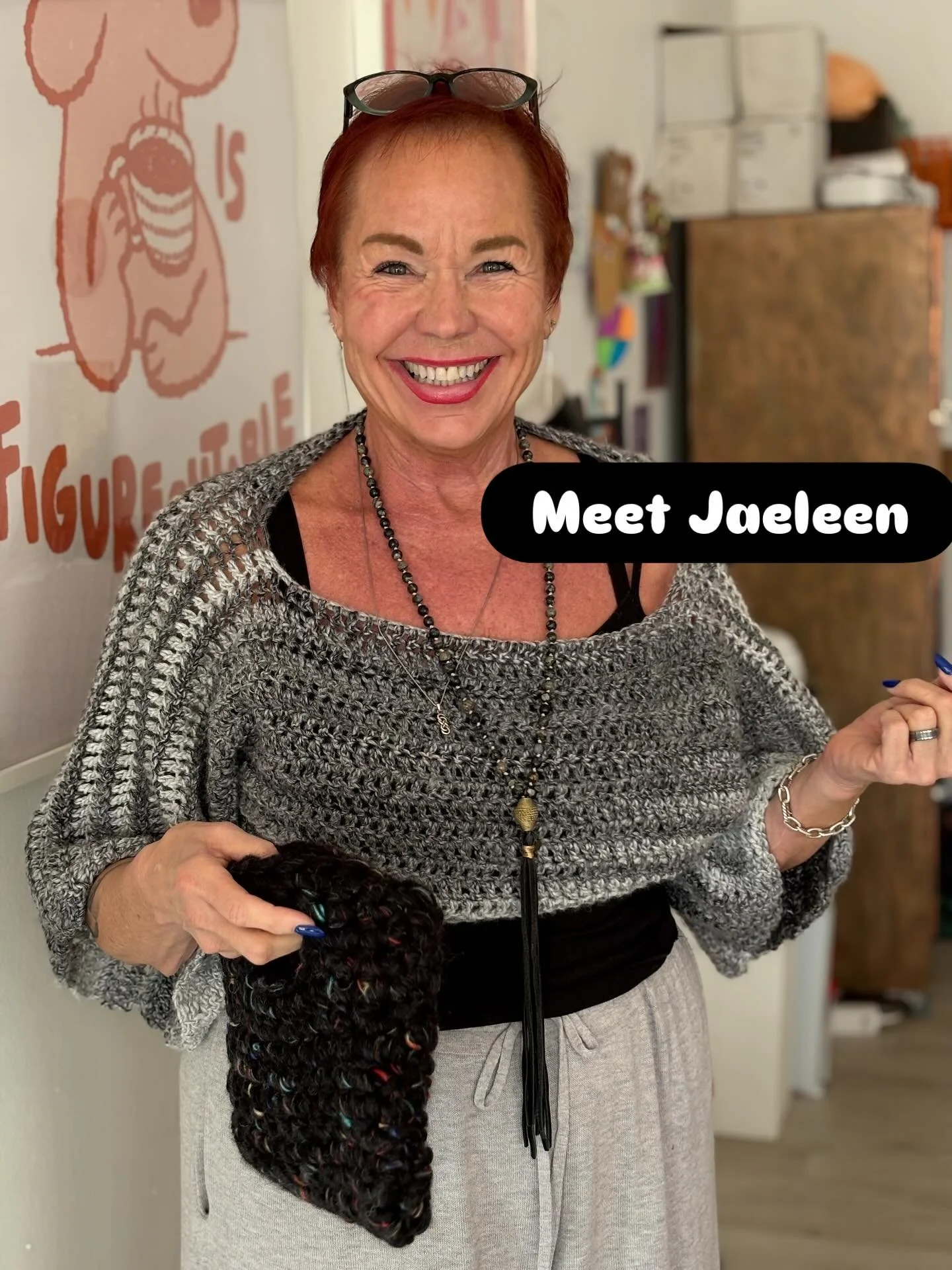 Meet Jaeleen who will help you stitch your way into cozy season at Studio Stitch 🧶 every Thursday 16:00 - 18:00 (unless otherwise stated on our website). 

Learn to crochet or knit beautiful projects &mdash; from scarves, hats, blankets or clothes l