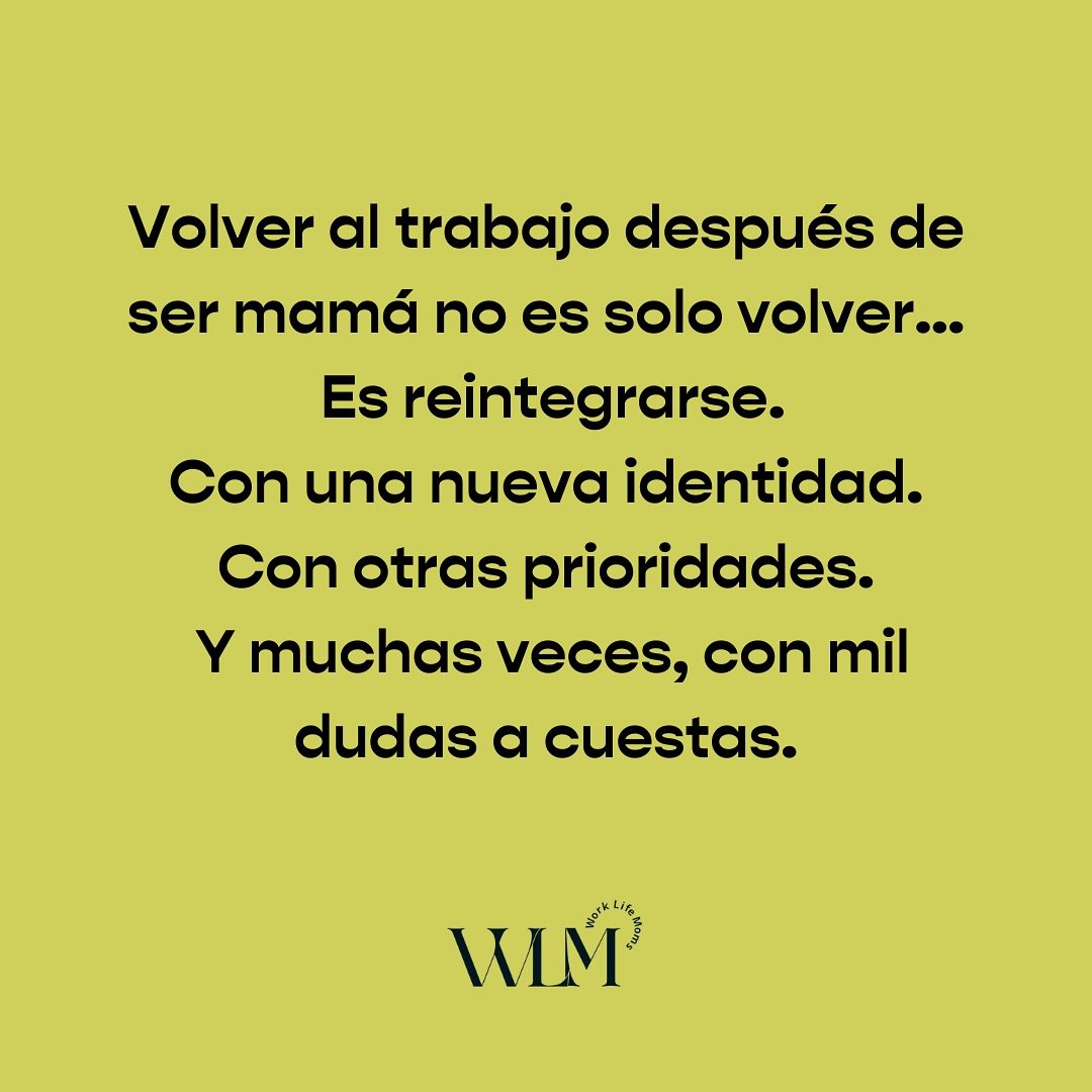 Y muchas veces, con mil dudas a cuestas.

&iquest;Podr&eacute; con todo? &iquest;Y si me he quedado atr&aacute;s? &iquest;Continuar&eacute; teniendo una buena relaci&oacute;n con mi manager? &hellip;

Volver al trabajo despu&eacute;s de la maternidad