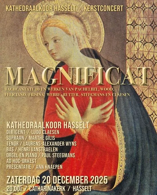 Kerstconcert Kathedraalkoor Hasselt 'MAGNIFICAT'