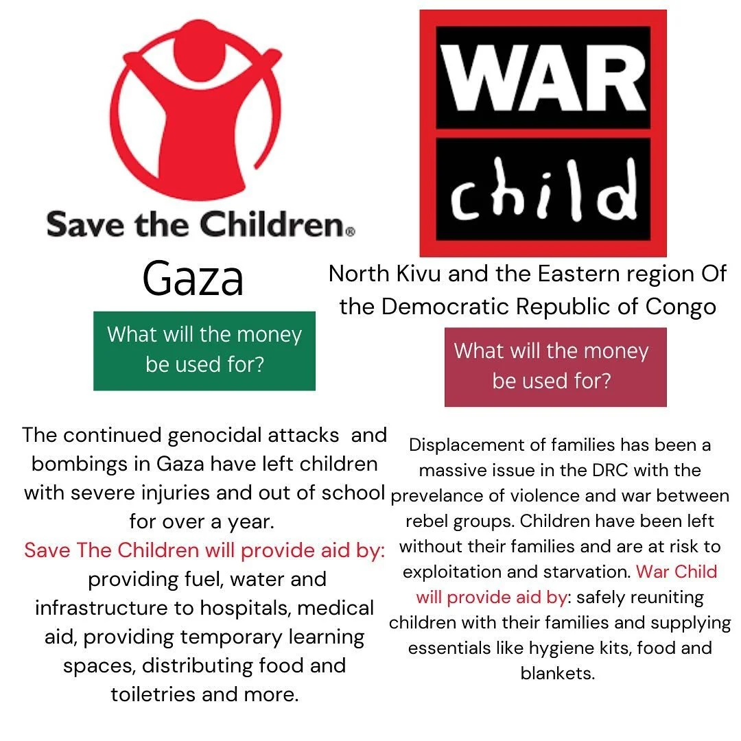 Over the past few months I like many other people around the world have been horrified by what&rsquo;s been going on in Gaza and the DRC and have wondered what to do to help.

In response I am pledging to give 5% of every order to these two charities