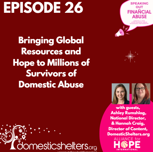 26. Bringing Global Resources and Hope to Millions of Survivors of Domestic Abuse  